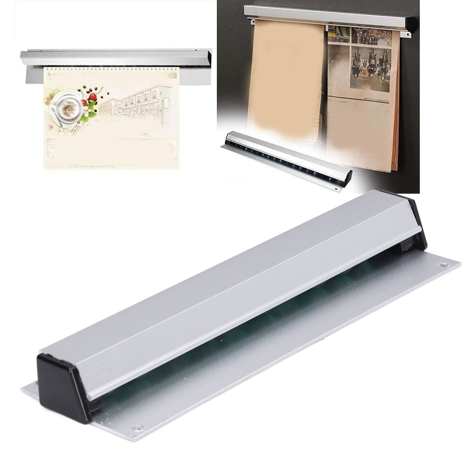 Aluminium Alloy Ticket Rack Wall Mounted Slide Check Rack Kitchen Order Holder view 11