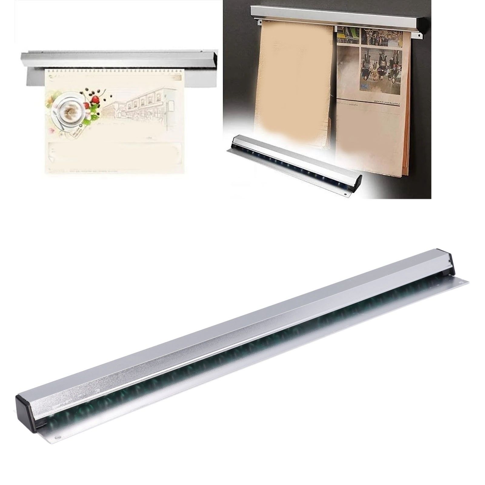 Aluminium Alloy Ticket Rack Wall Mounted Slide Check Rack Kitchen Order Holder view 11