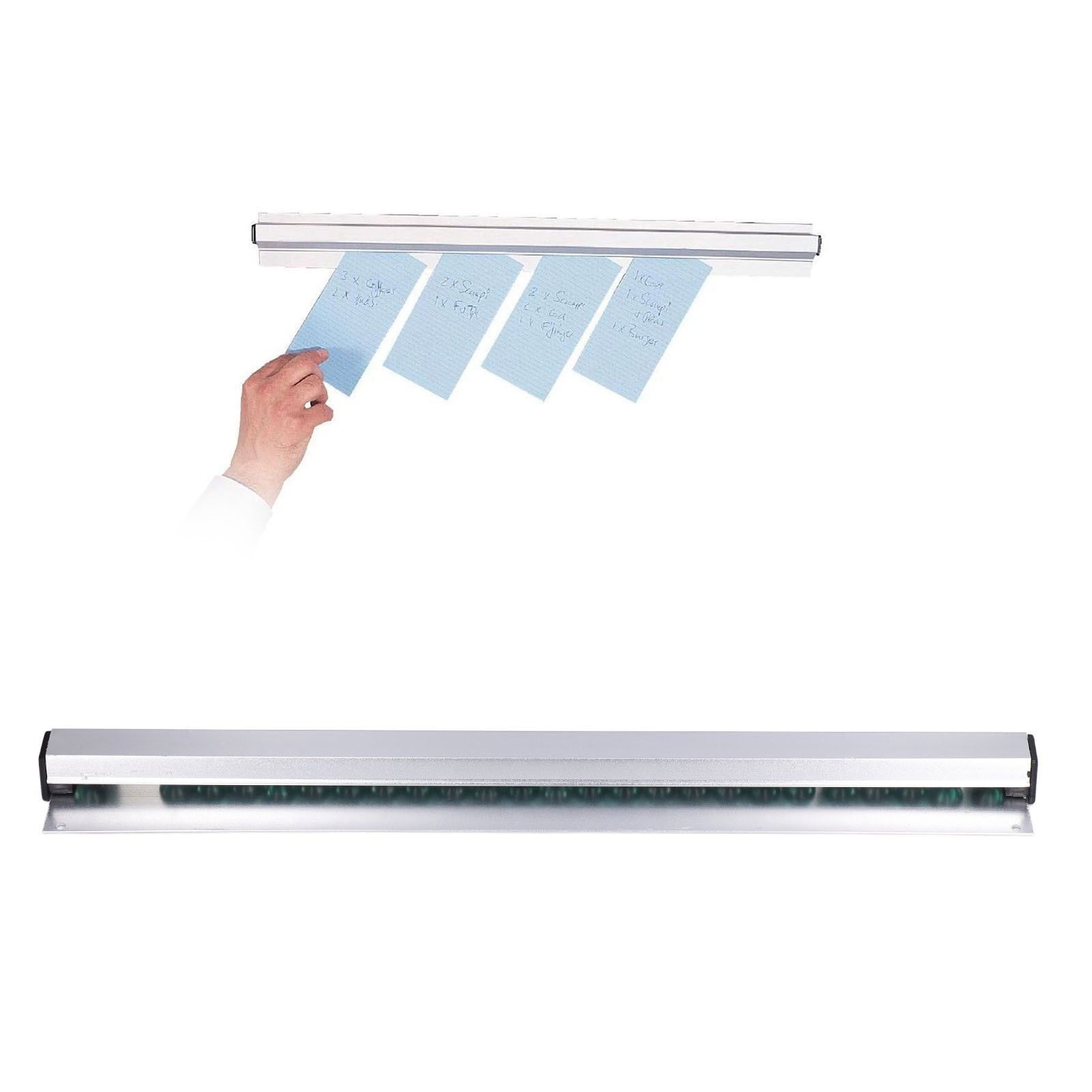 Aluminium Alloy Ticket Rack Wall Mounted Slide Check Rack Kitchen Order Holder view 12