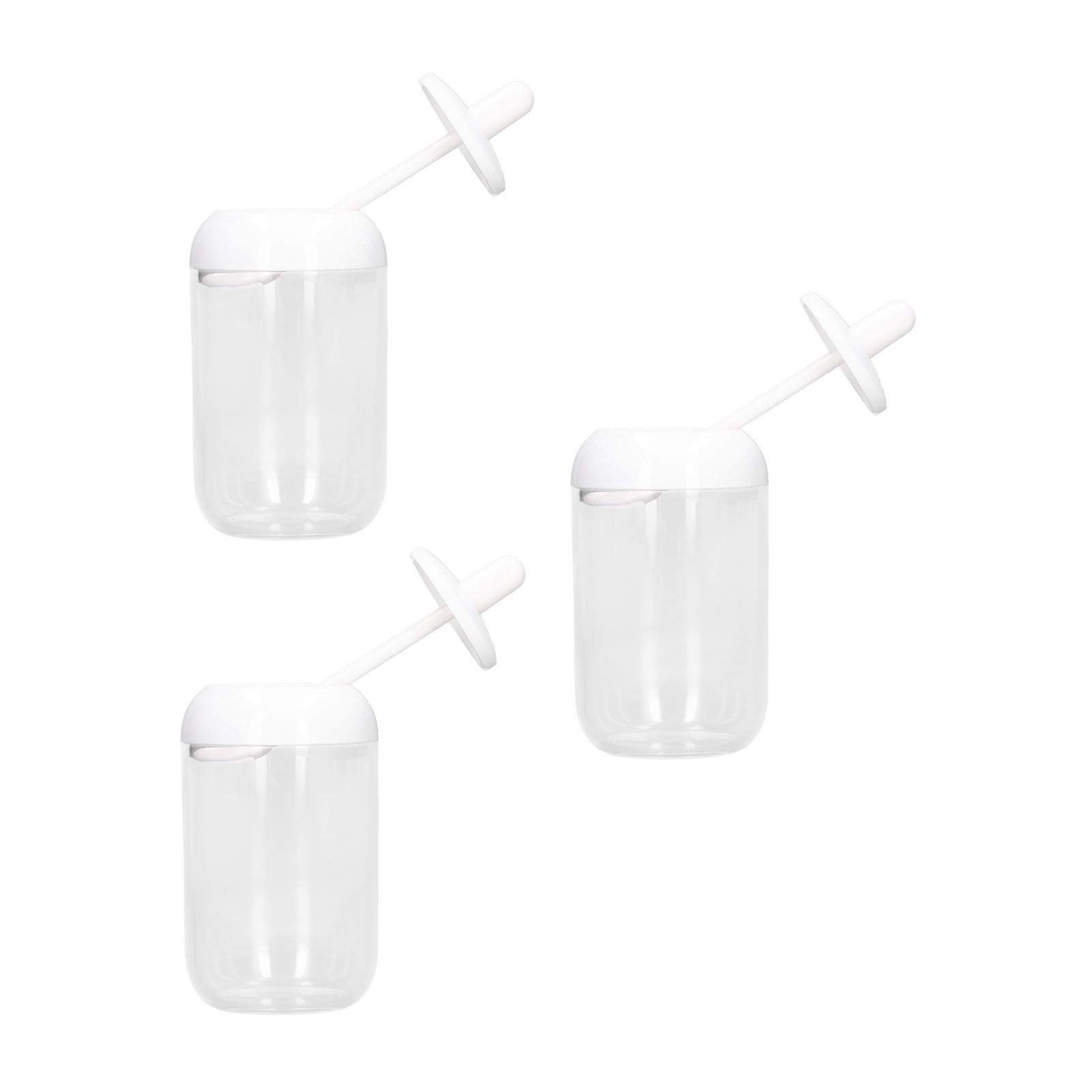 3PCS Seasoning Box with Spoon Transparent Spice Bottle Sealed Spice Container view 3