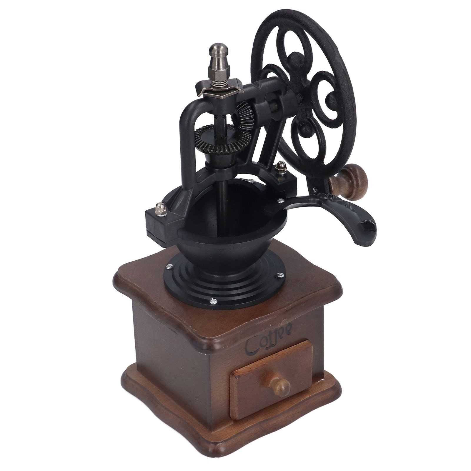 Manual Coffee Grinder Retro Style Sturdy Durable Exquisite Portable Hand view 5