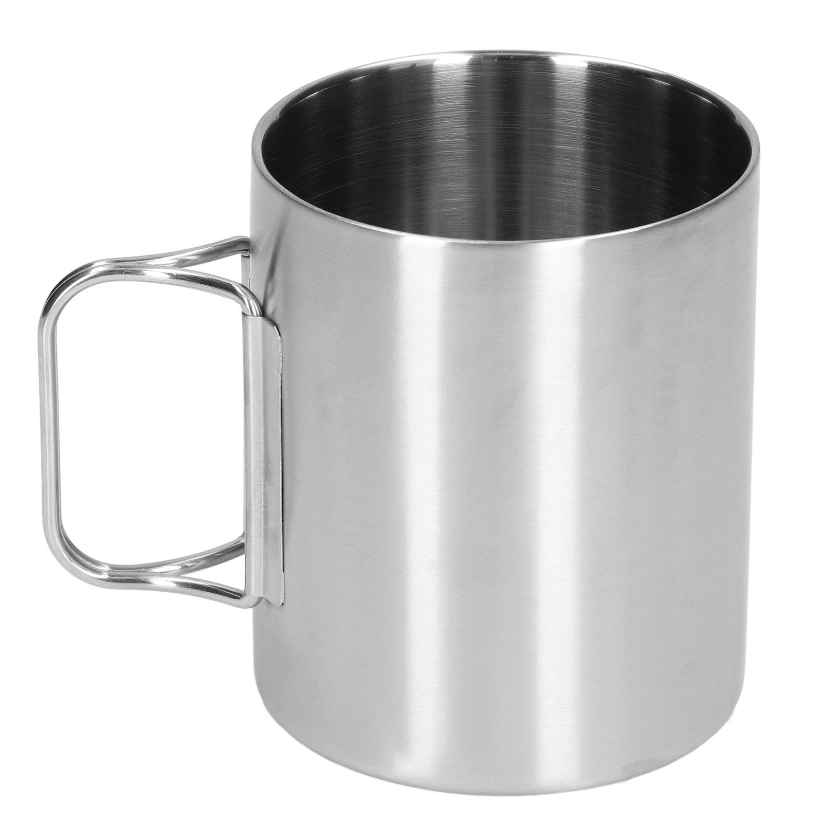 Stainless Steel Cup Corrosion Resistant Folding Handle Folding Design view 9