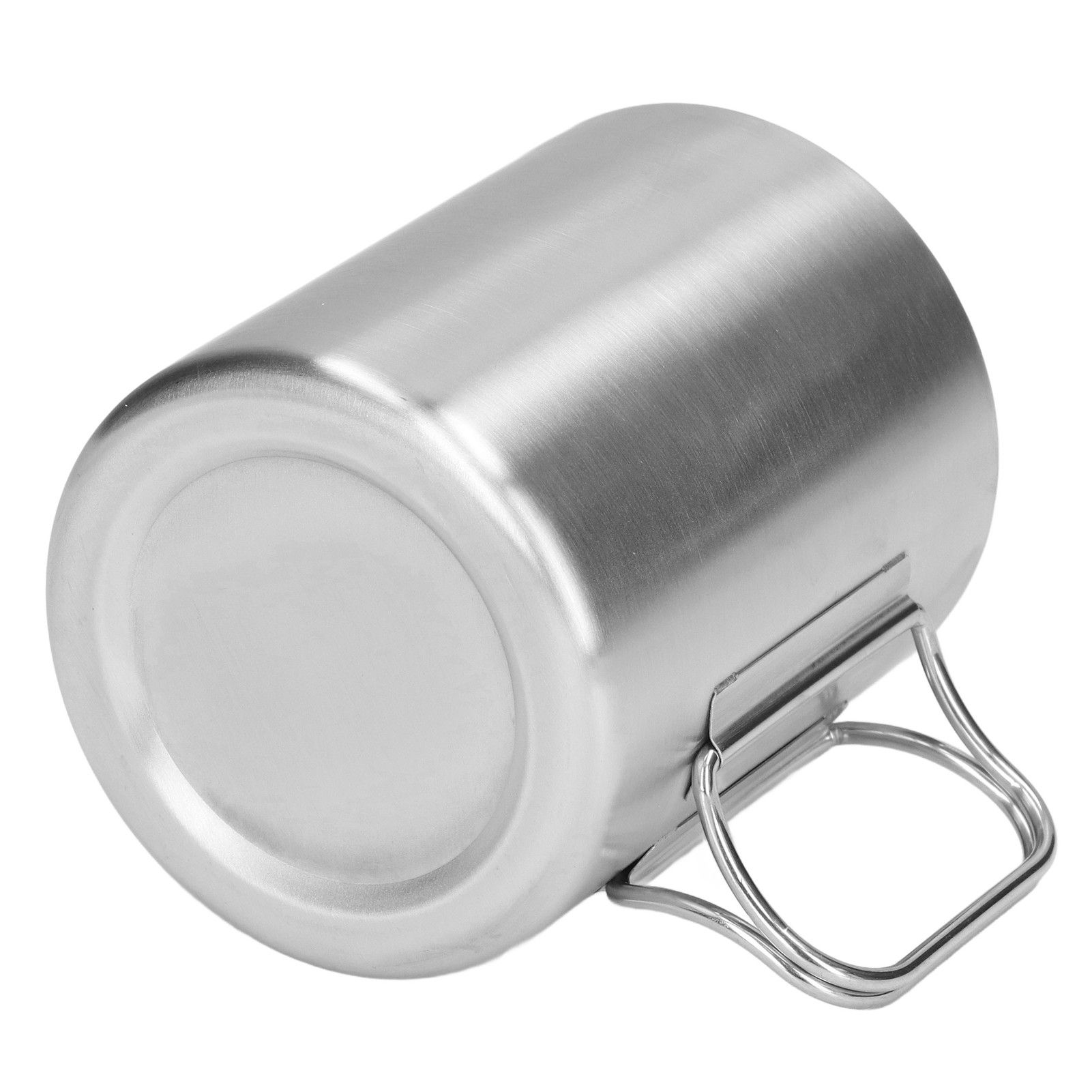 Stainless Steel Cup Corrosion Resistant Folding Handle Folding Design view 13
