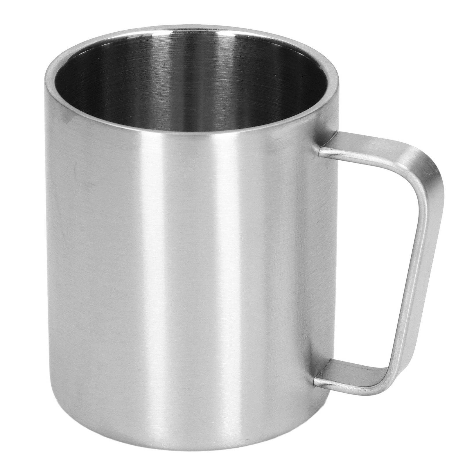 Stainless Steel Cup 300ml Capacity Double Layer Ergonomic Design Texture With
