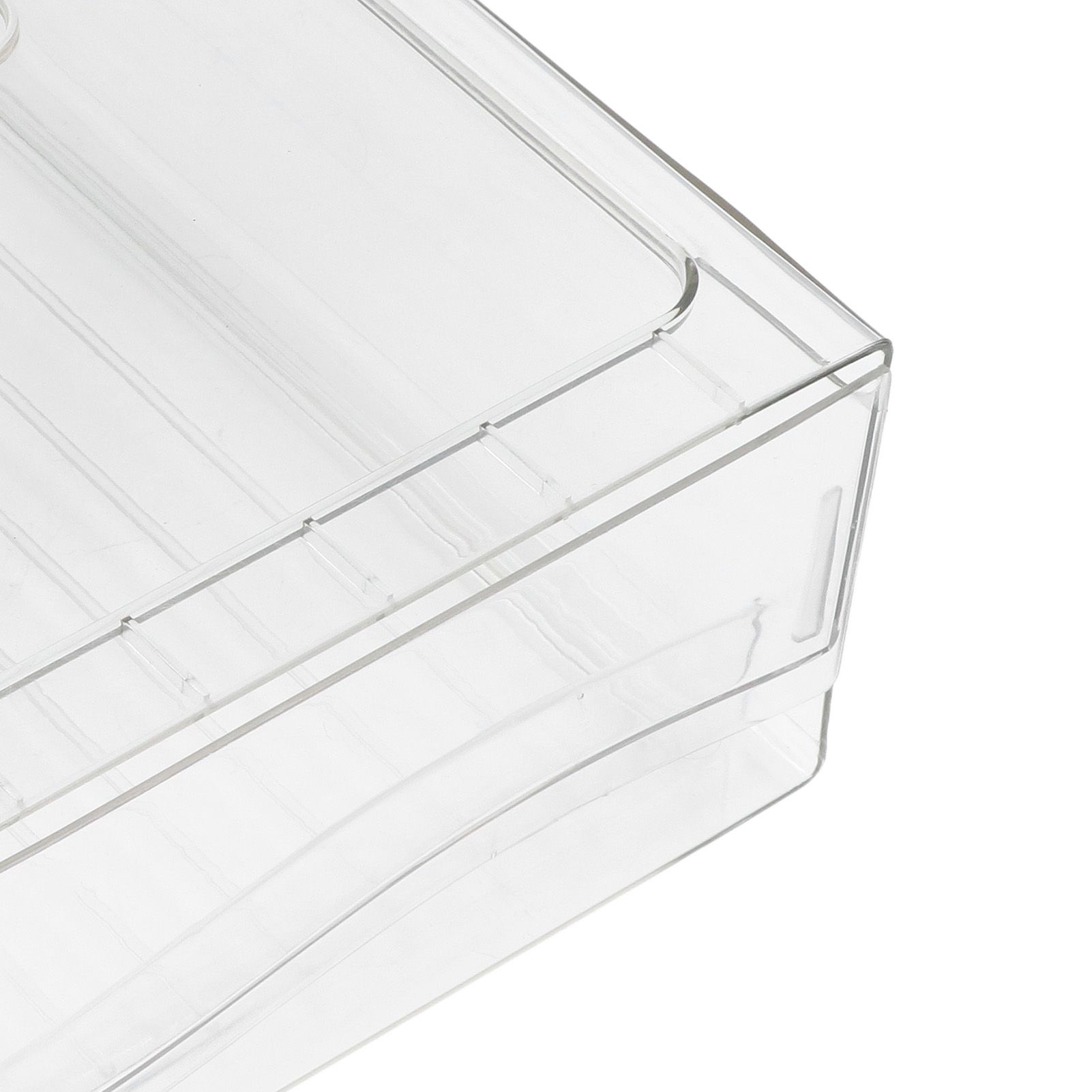 Fridge Containers Food Grade Transparent Pantry Storage Bin Stackable view 14