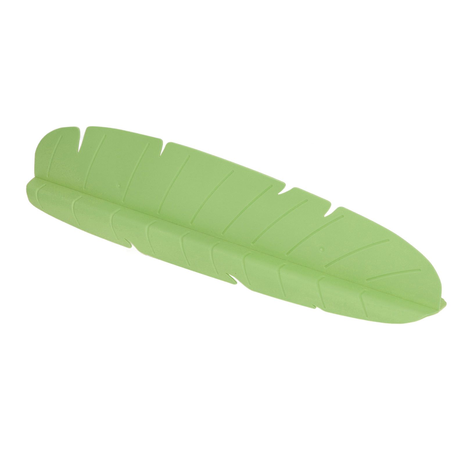 Kitchen Sink Water Splash Guard Elastic Reusable Banana Leaf Water Sink view 2