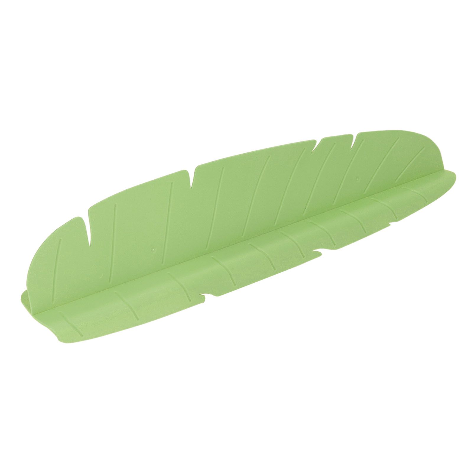 Kitchen Sink Water Splash Guard Elastic Reusable Banana Leaf Water Sink view 6