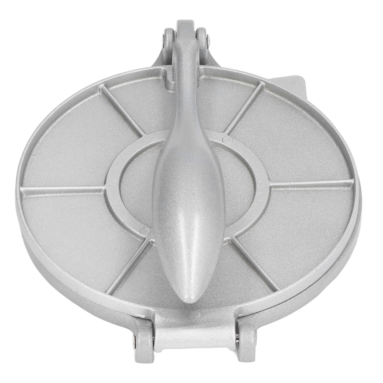 Tortilla Press 7.7in Rust Proof Aluminum Alloy Silver Heavy Duty Quesadilla view 3