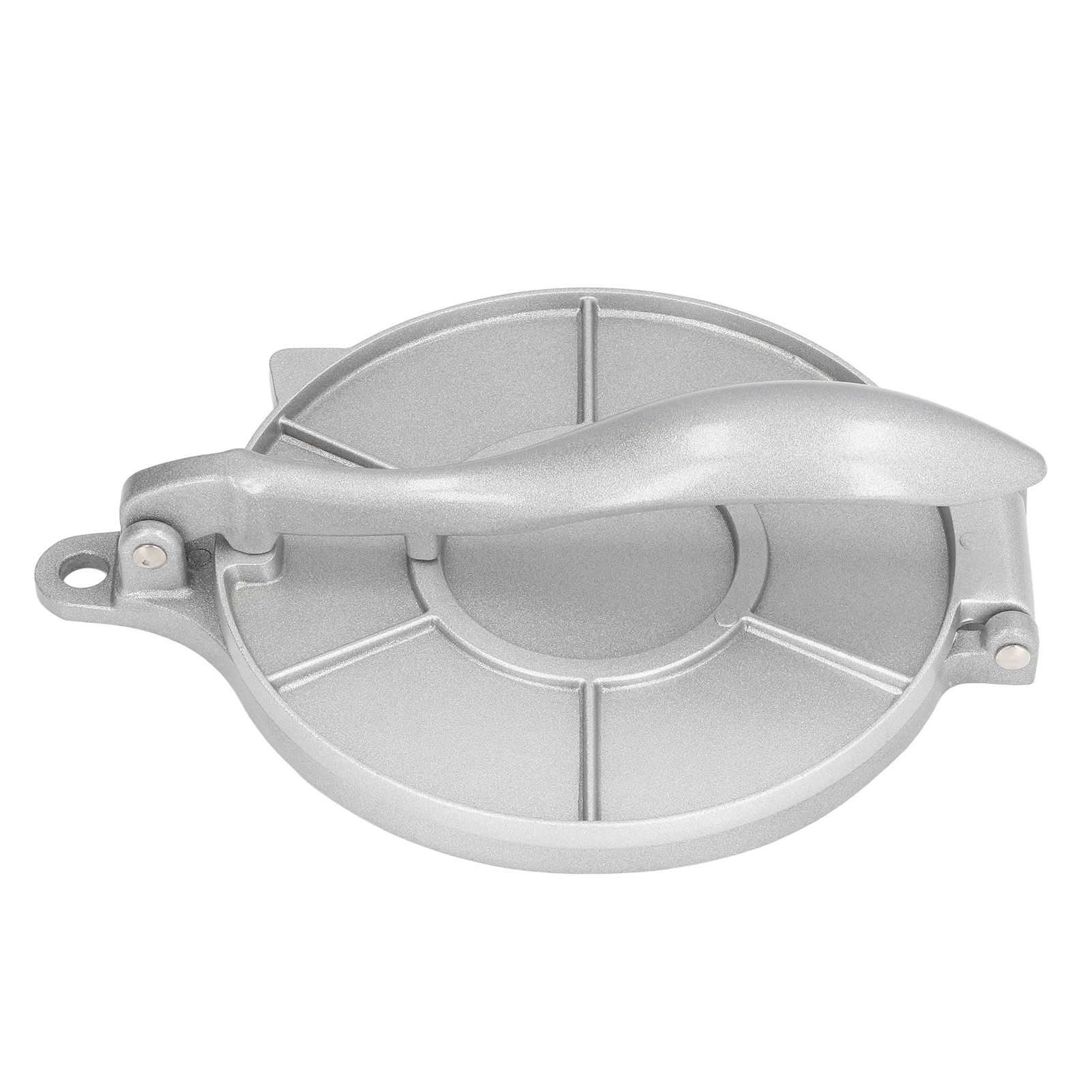 Tortilla Press 7.7in Rust Proof Aluminum Alloy Silver Heavy Duty Quesadilla view 4