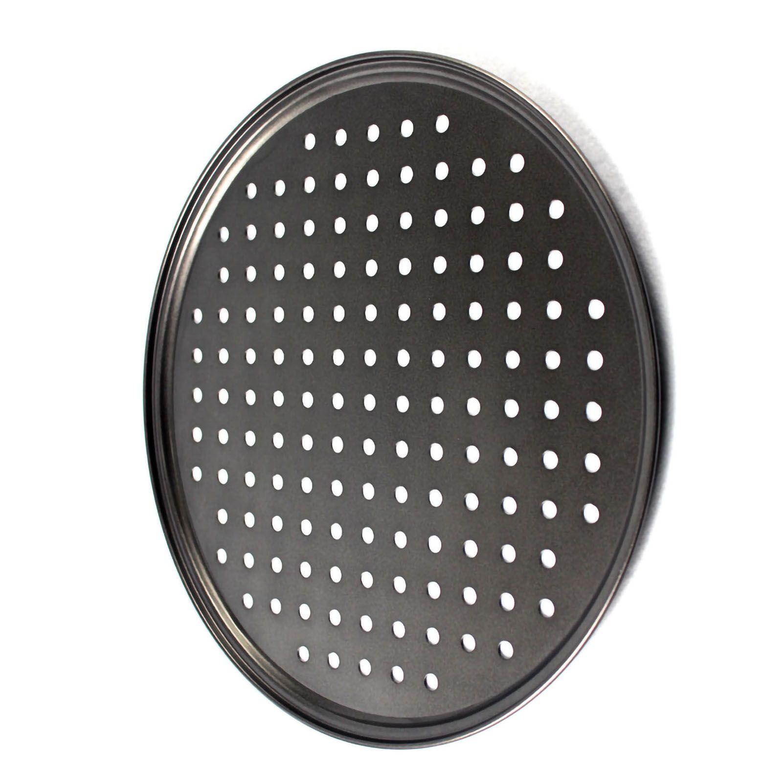 Perforated Pizza Pan Non Stick Baking Easy Unmolding Firm Bottom Vented Pizza view 3