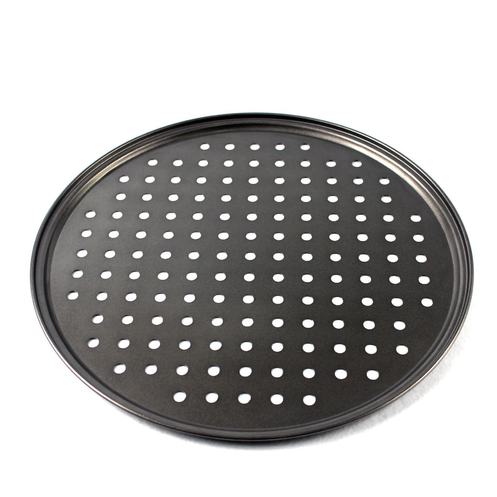 Perforated Pizza Pan Non Stick Baking Easy Unmolding Firm Bottom Vented Pizza