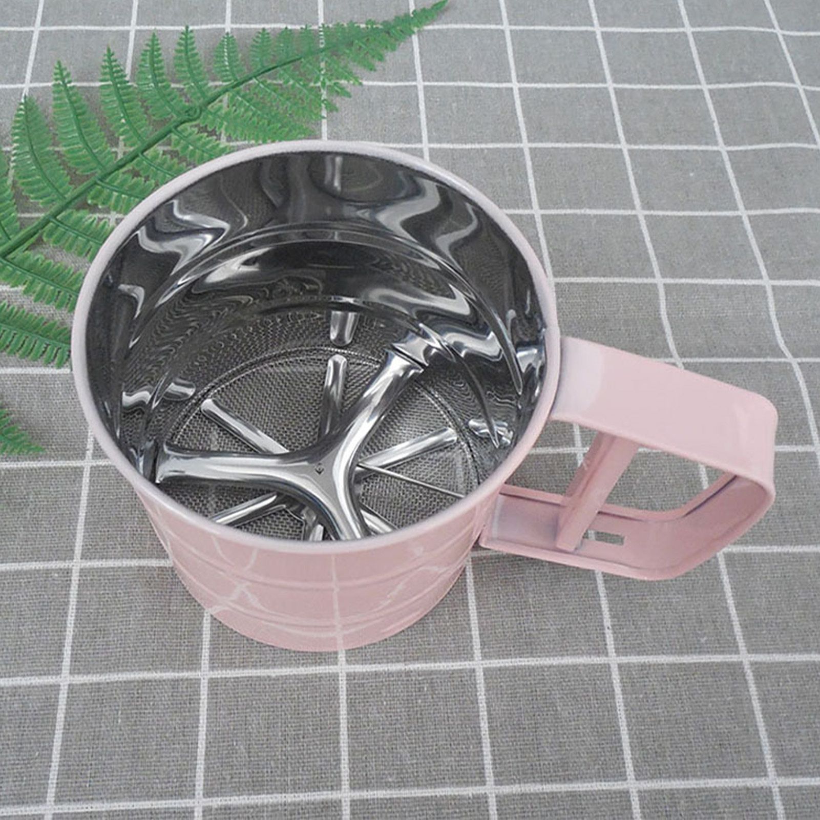 Flour Sifter Stainless Steel Corrosion Resistant Safe Odorless Beautiful view 10