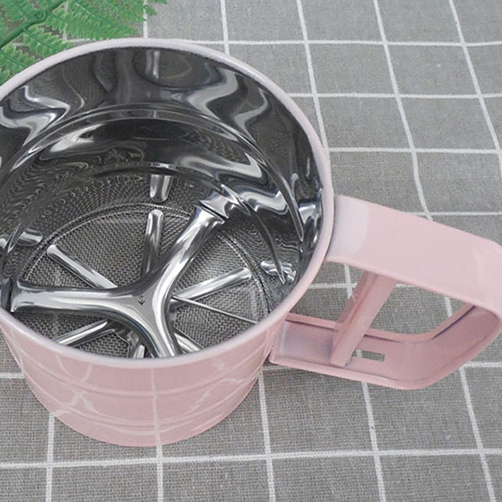 Flour Sifter Stainless Steel Corrosion Resistant Safe Odorless Beautiful view 11