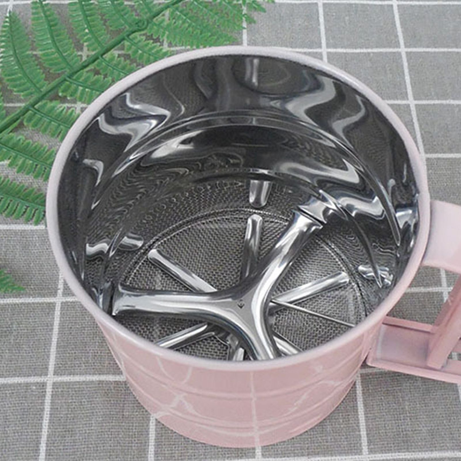 Flour Sifter Stainless Steel Corrosion Resistant Safe Odorless Beautiful view 12