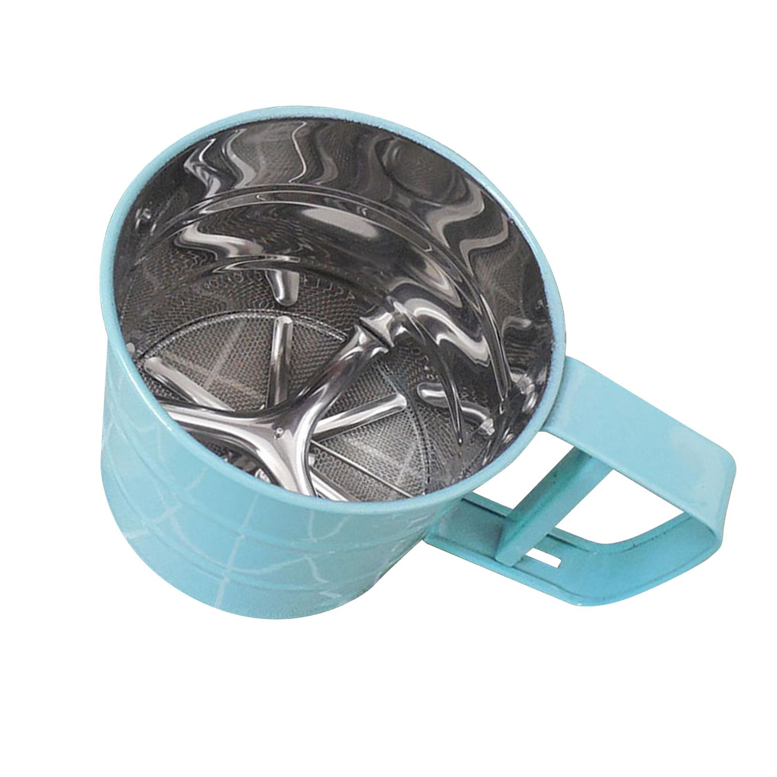 Flour Sifter Stainless Steel Corrosion Resistant Safe Odorless Beautiful view 3