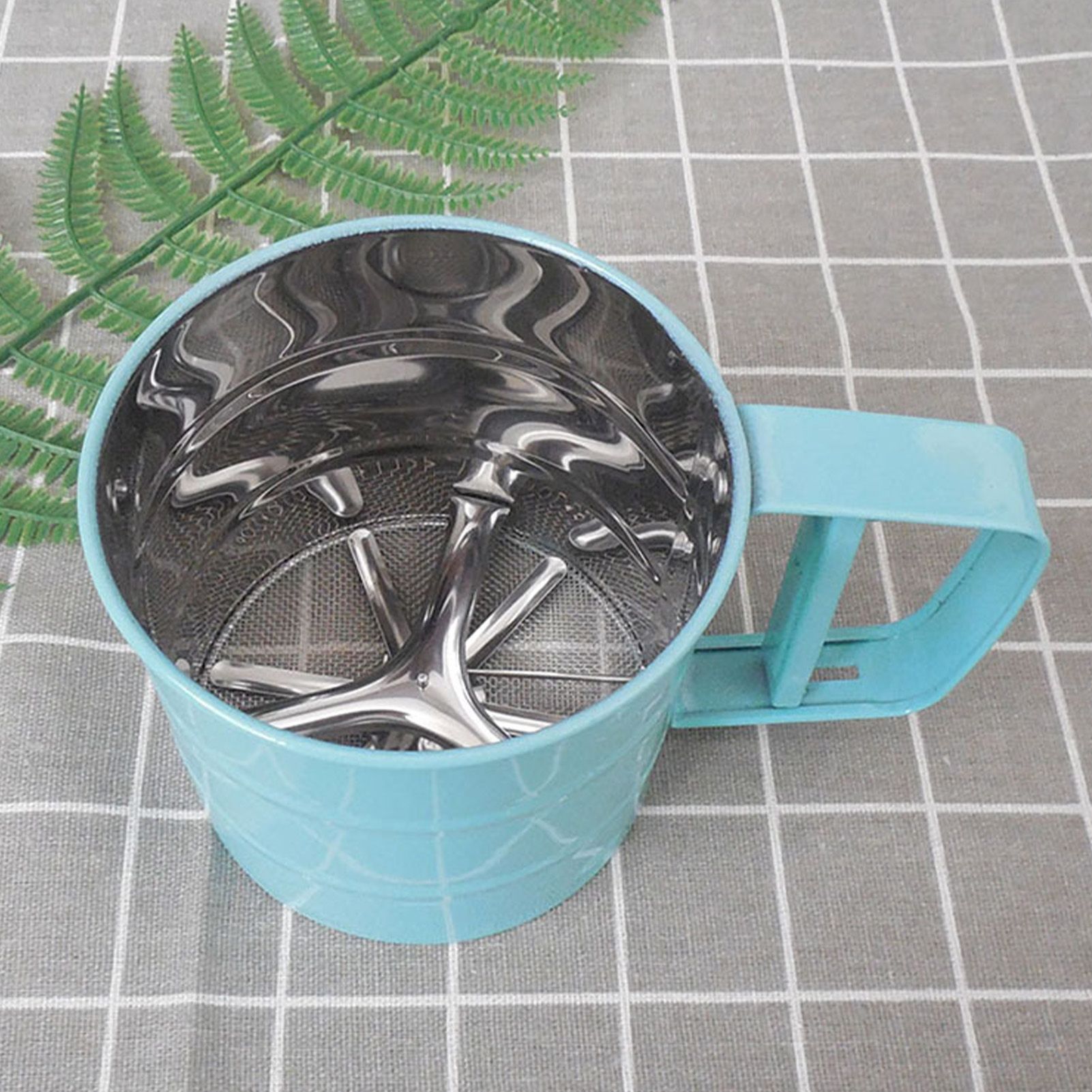 Flour Sifter Stainless Steel Corrosion Resistant Safe Odorless Beautiful view 11