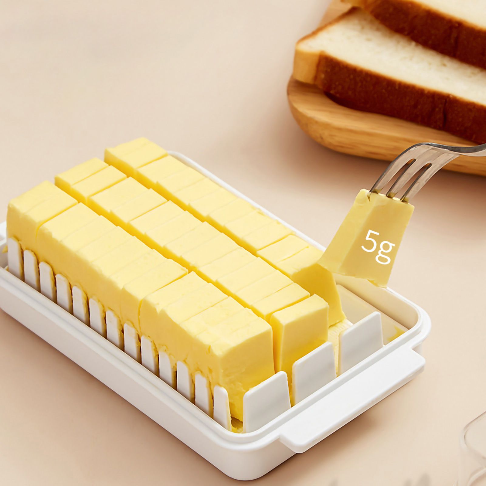 Butter Cutting Box with Transparent Lid Cutting Wizard Preservation view 3
