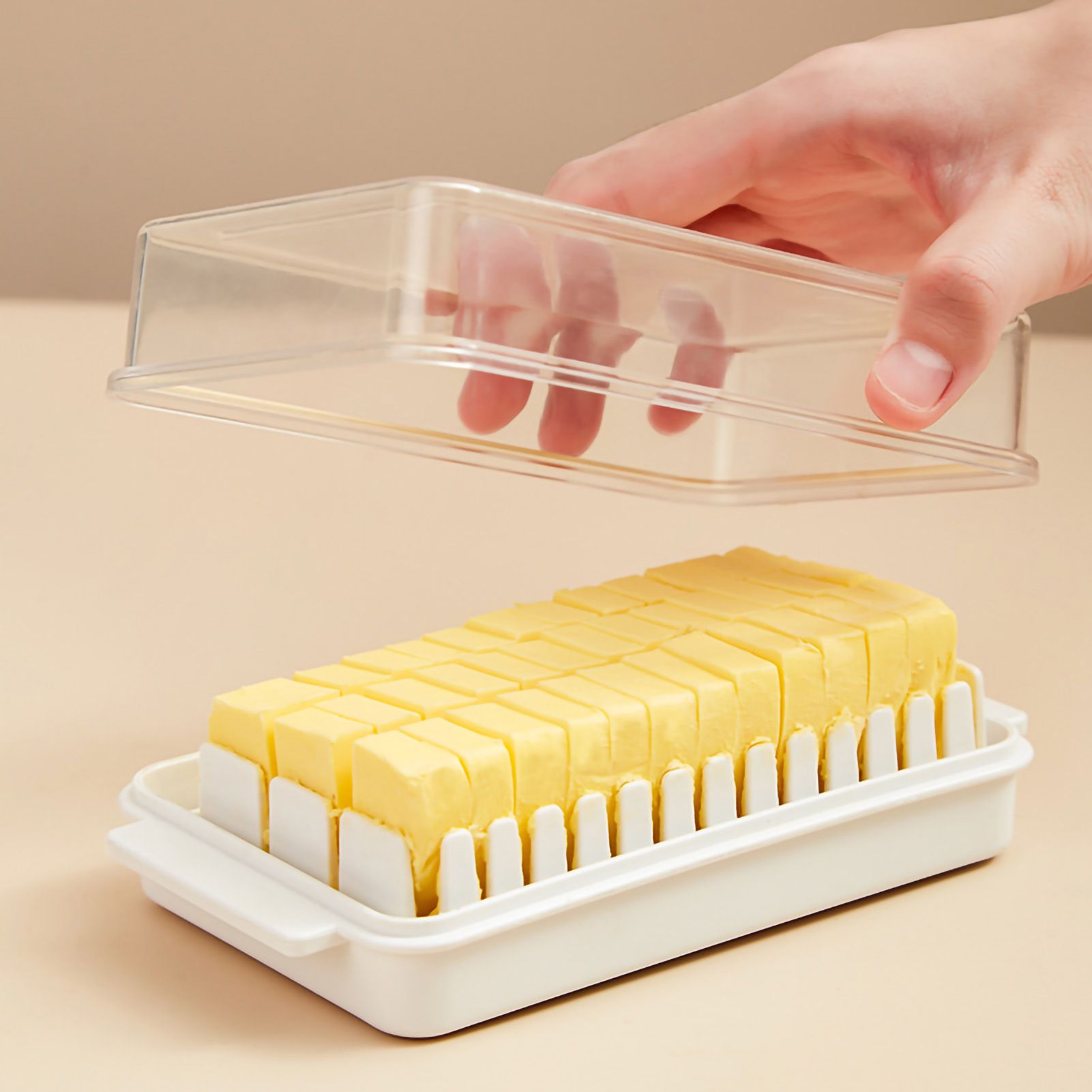 Butter Cutting Box with Transparent Lid Cutting Wizard Preservation view 4