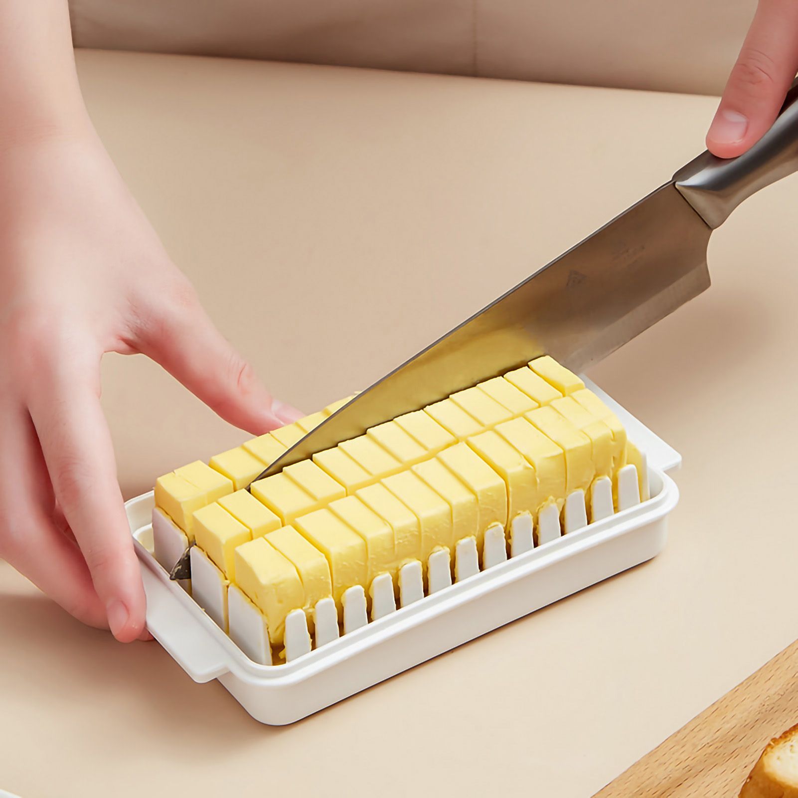 Butter Cutting Box with Transparent Lid Cutting Wizard Preservation view 5