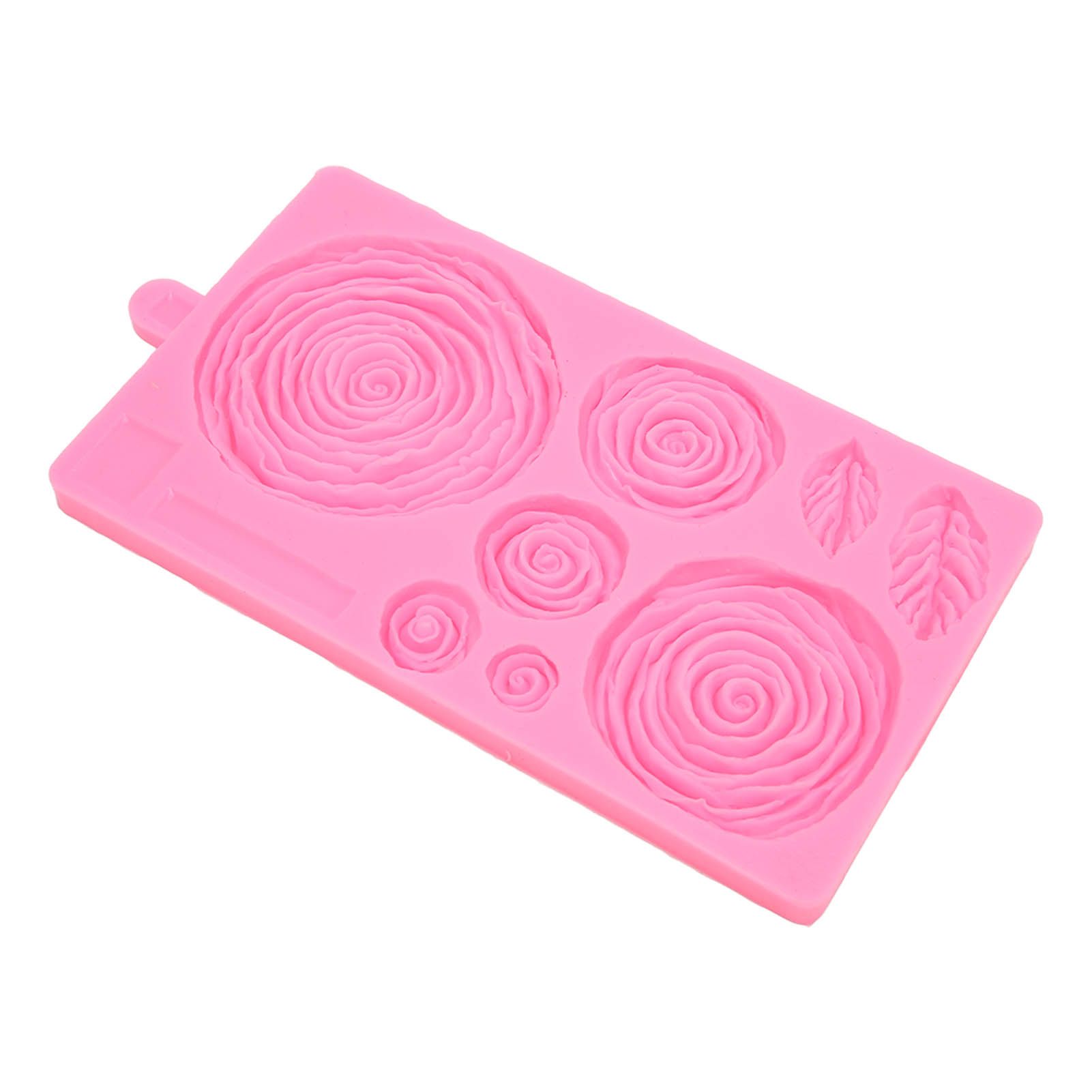 Roses Mold Stick Proof Toxic Free Odorless Dishwasher Safe Silicone Leaf view 3