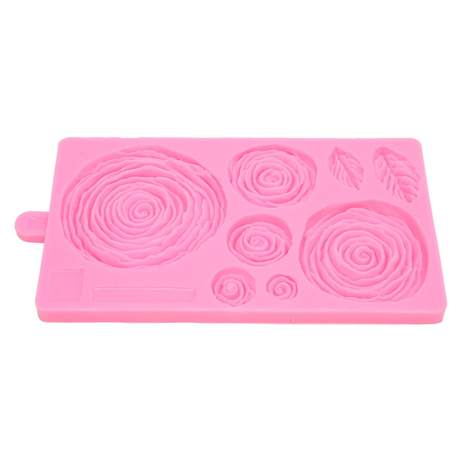 Roses Mold Stick Proof Toxic Free Odorless Dishwasher Safe Silicone Leaf view 5