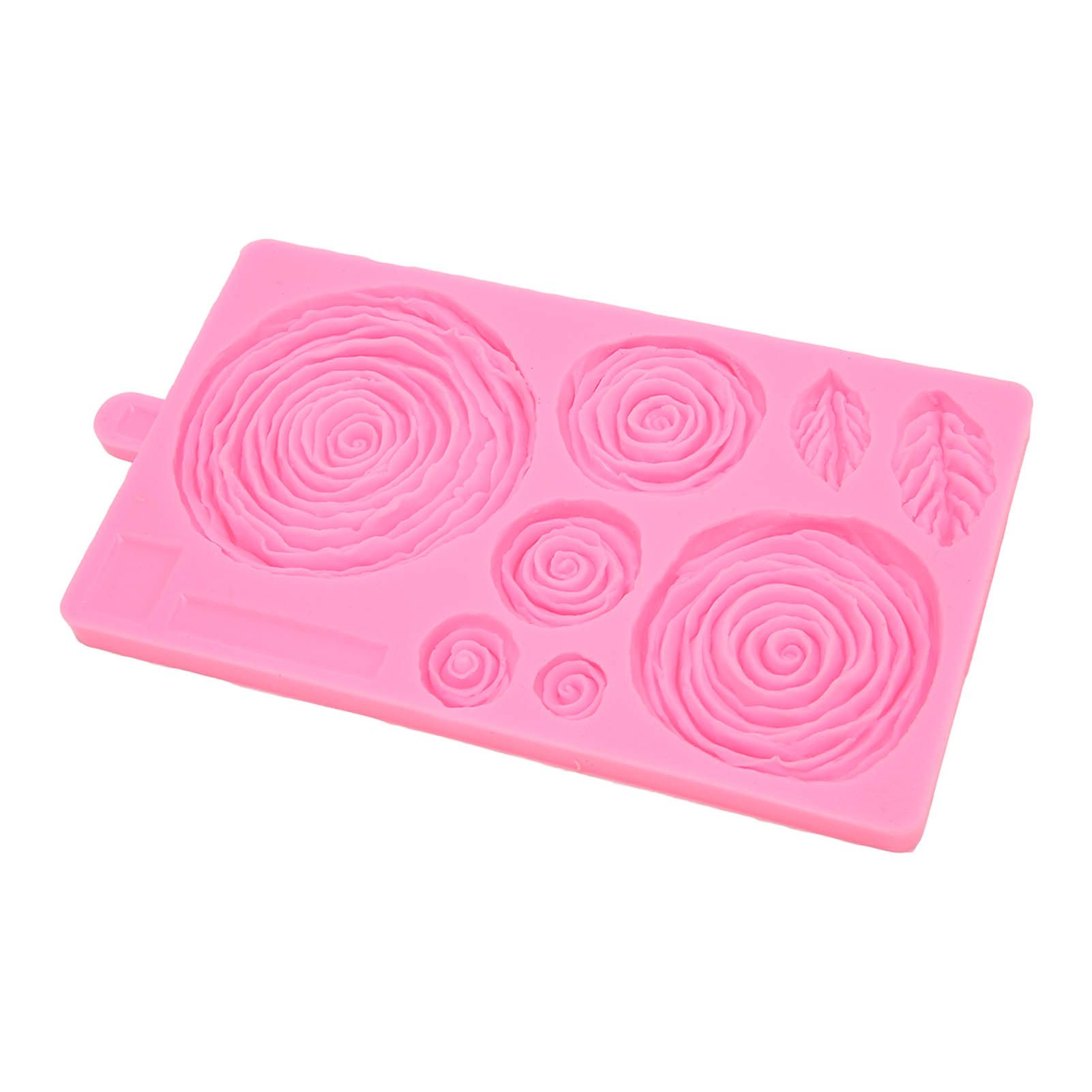 Roses Mold Stick Proof Toxic Free Odorless Dishwasher Safe Silicone Leaf view 8