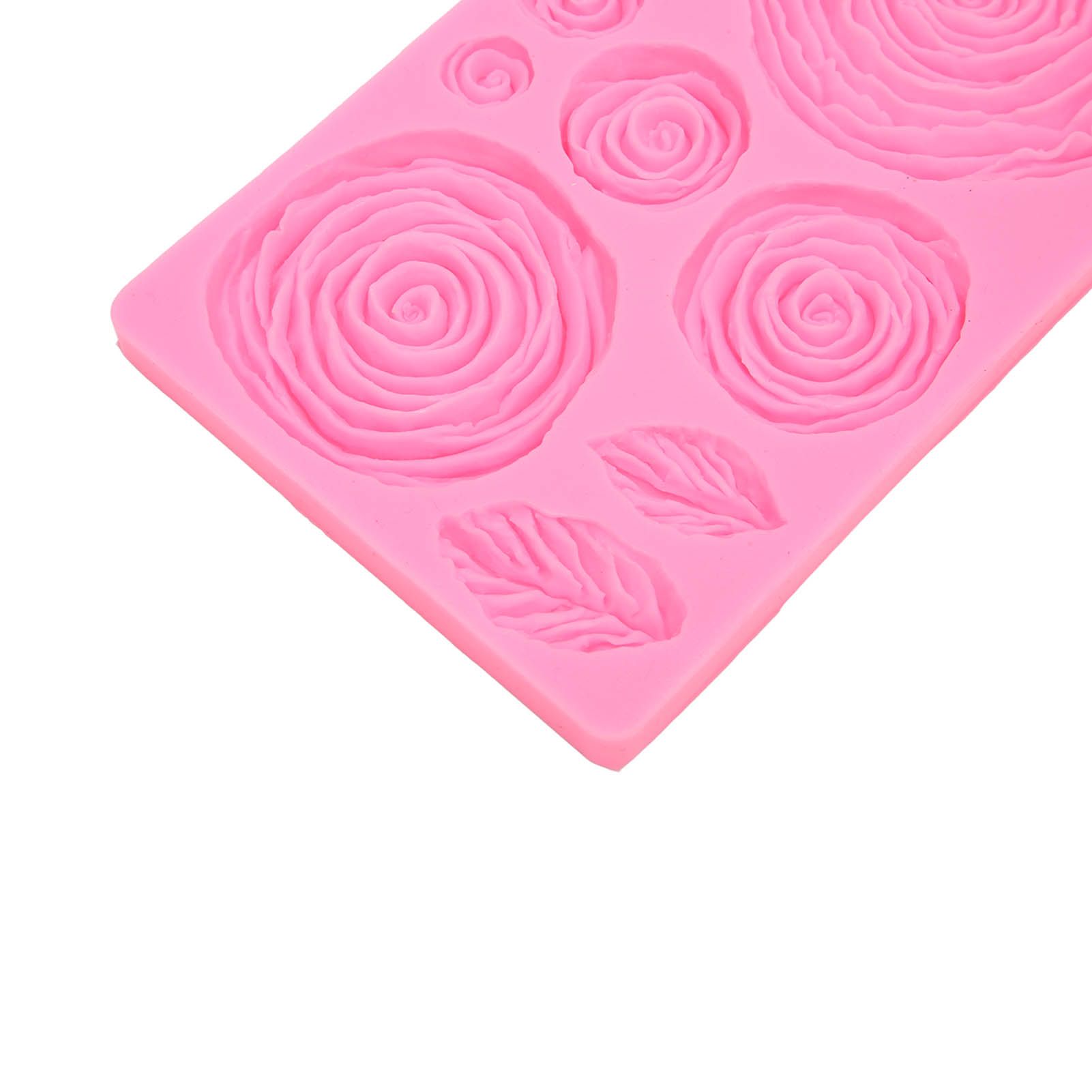 Roses Mold Stick Proof Toxic Free Odorless Dishwasher Safe Silicone Leaf view 13