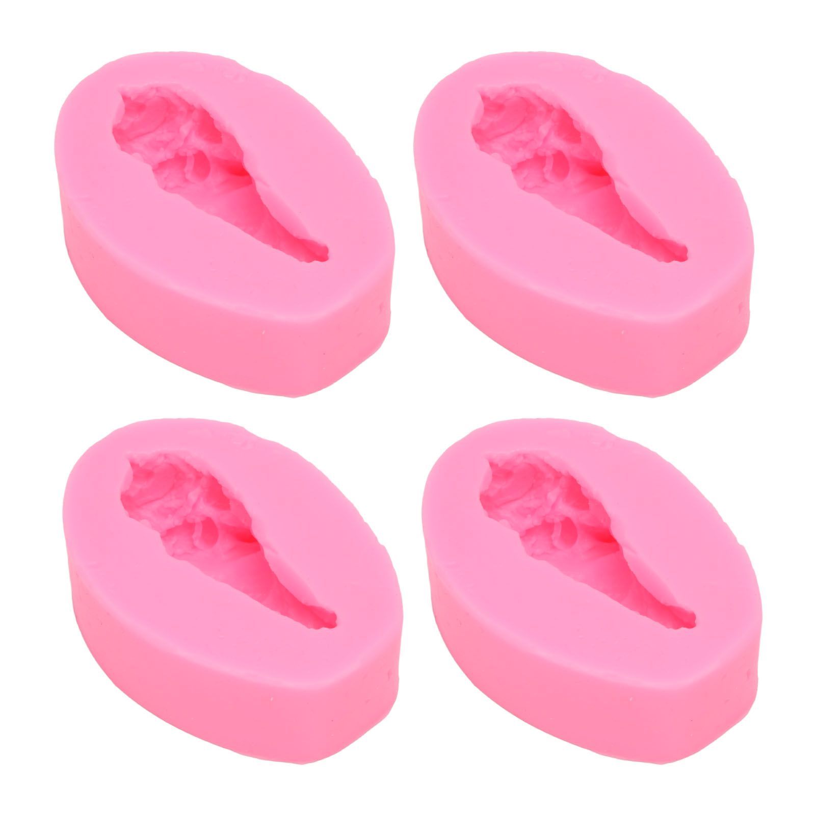 4 Pcs Silicone Mold Drumstick Shape Fondant Silicone Mold Chocolate Cake
