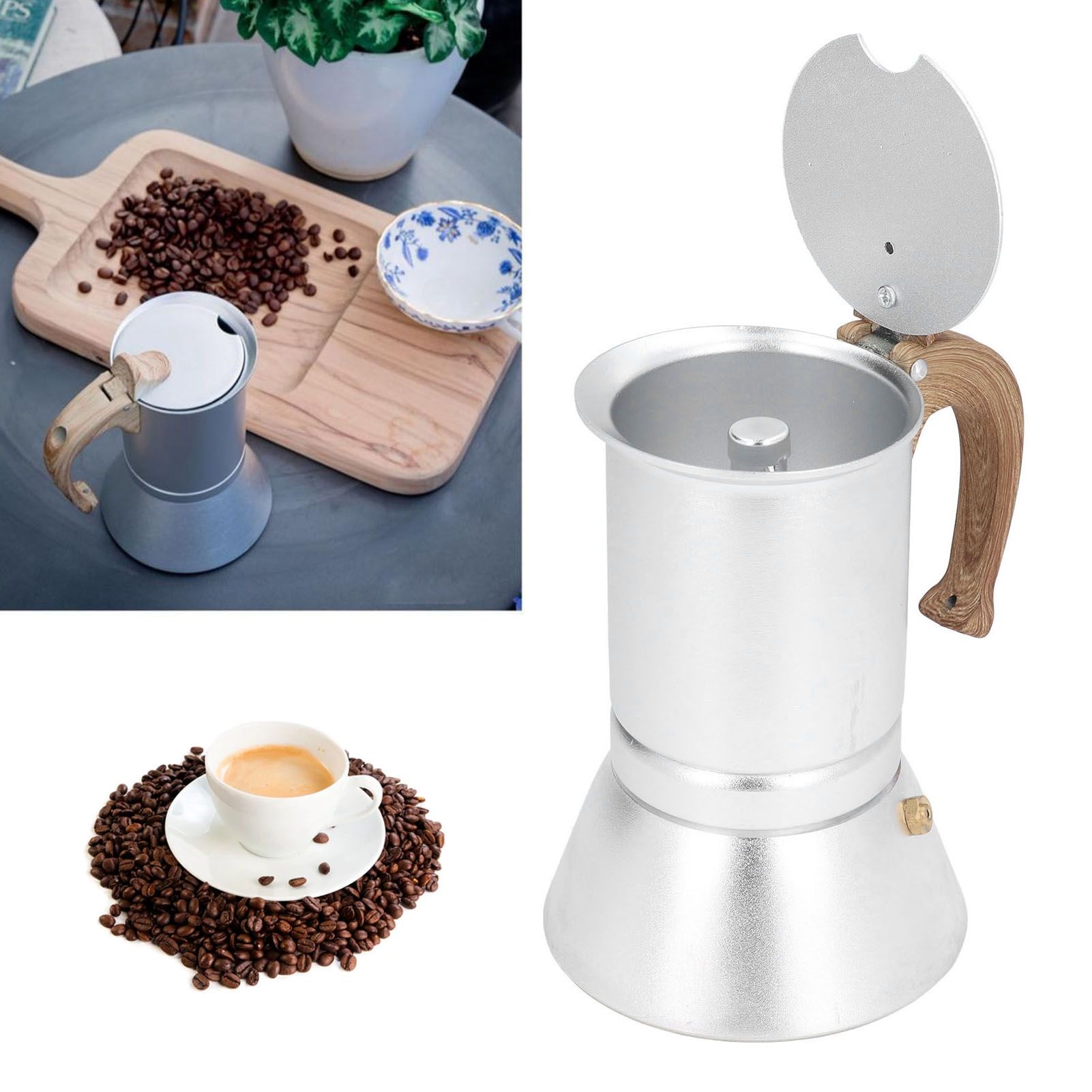 Moka Stove Coffee Maker Professional Metal Italian Coffee Maker for Home view 12
