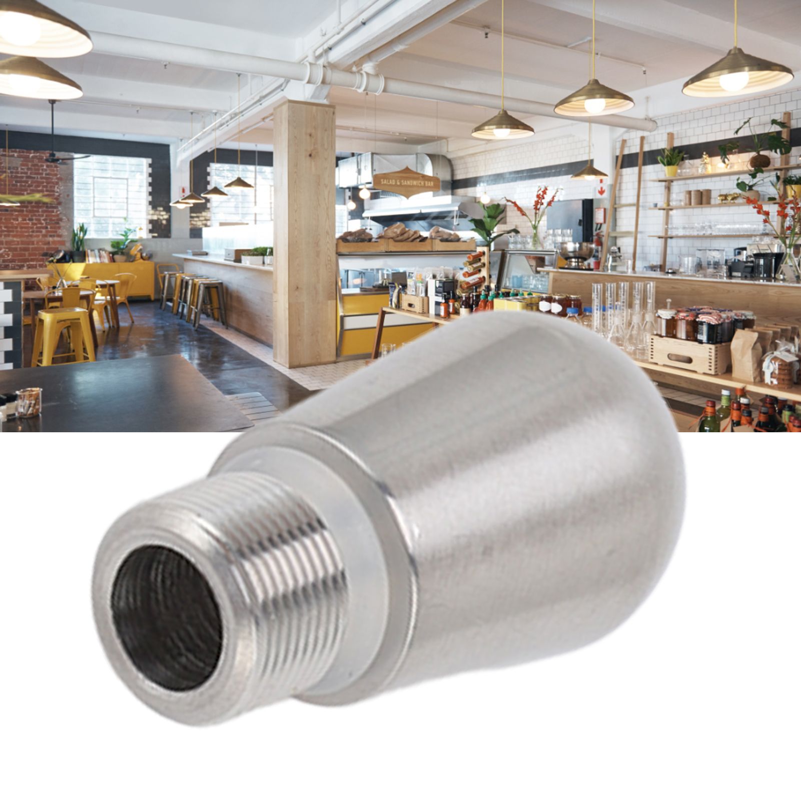 Coffee Machine Steam Nozzle 304 Stainless Steel Milk Foam Spout Nozzel for view 11