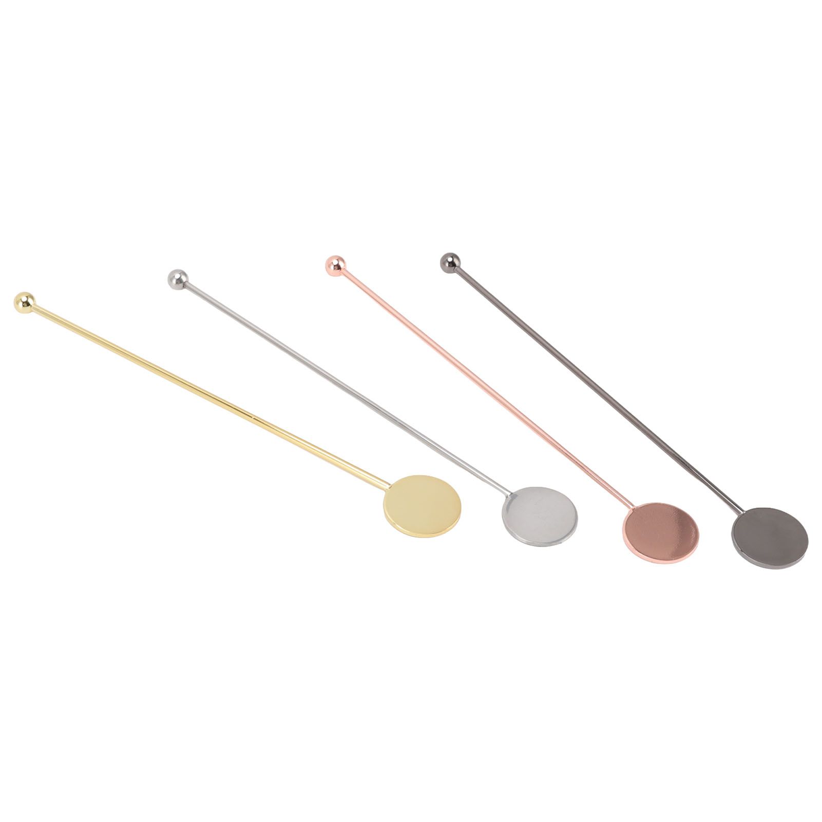 4pcs Stainless Steel Cocktail Layering Stick Coffee Beverage Stirrers Stick view 4