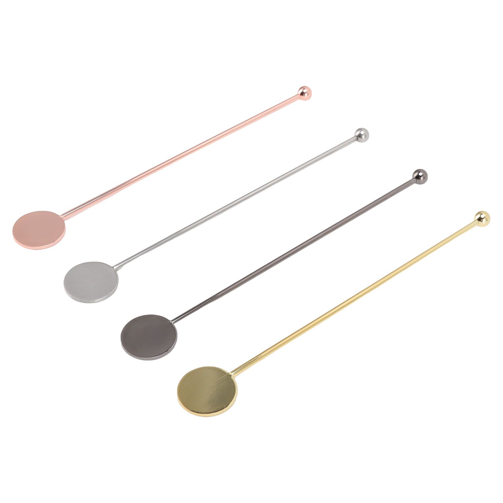 4pcs Stainless Steel Cocktail Layering Stick Coffee Beverage Stirrers Stick view 5