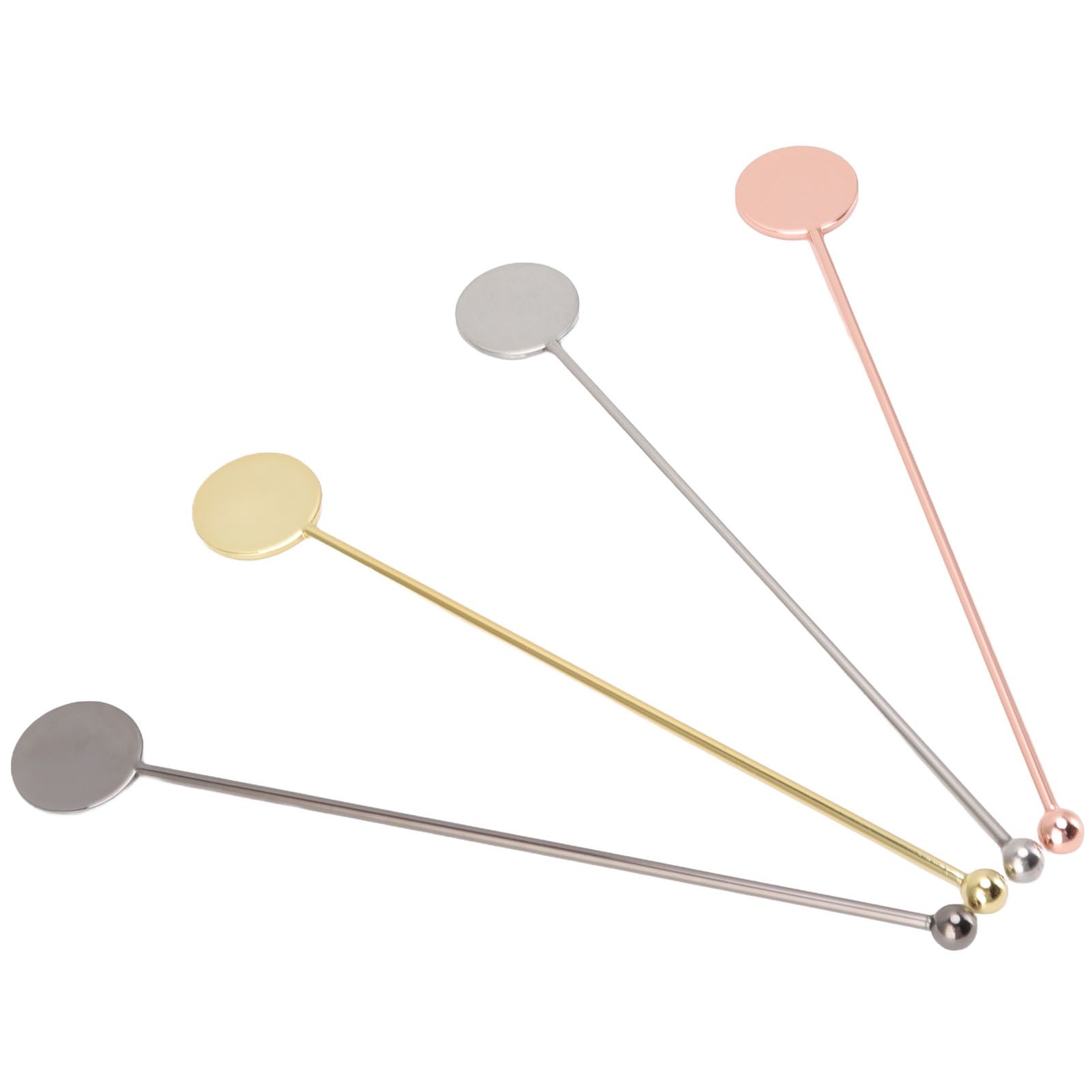 4pcs Stainless Steel Cocktail Layering Stick Coffee Beverage Stirrers Stick view 6