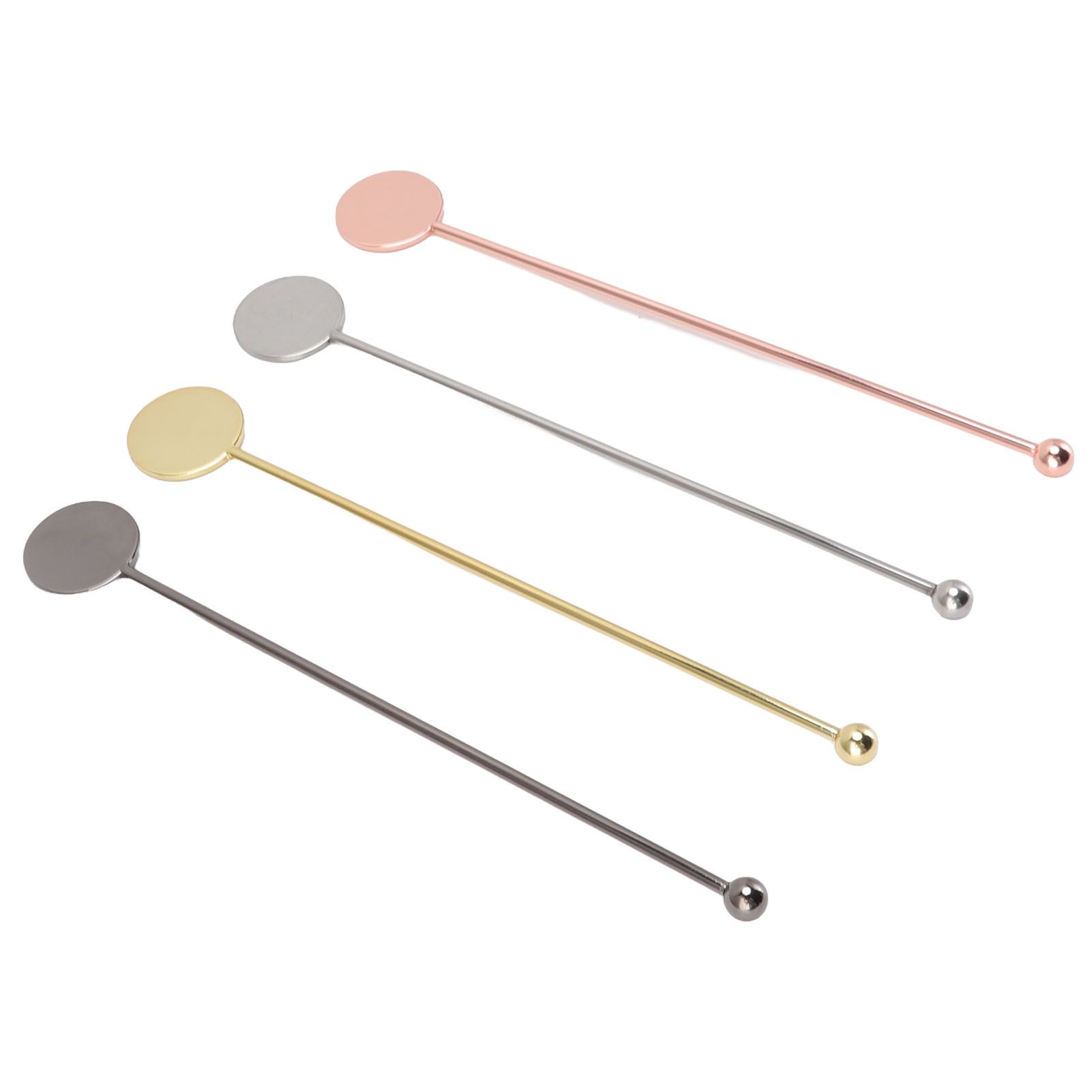 4pcs Stainless Steel Cocktail Layering Stick Coffee Beverage Stirrers Stick view 7