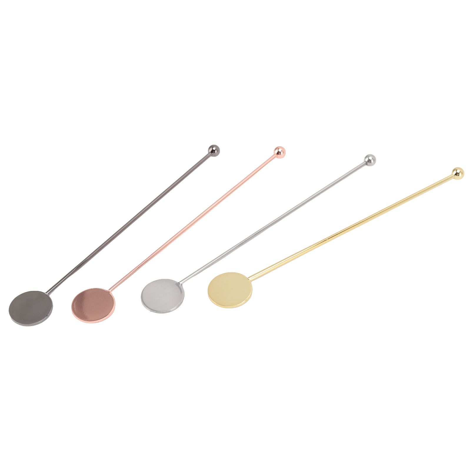 4pcs Stainless Steel Cocktail Layering Stick Coffee Beverage Stirrers Stick view 8