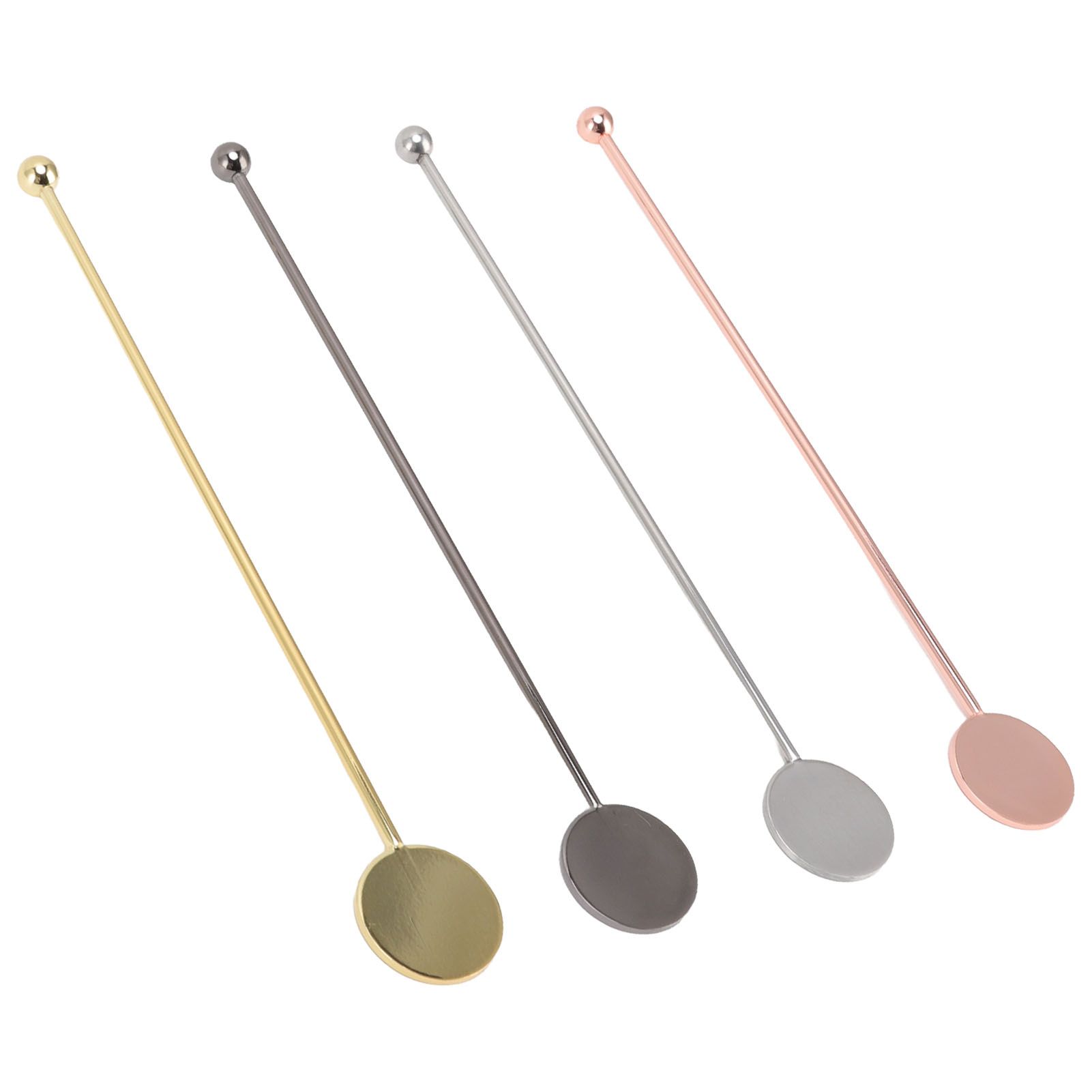 4pcs Stainless Steel Cocktail Layering Stick Coffee Beverage Stirrers Stick view 9