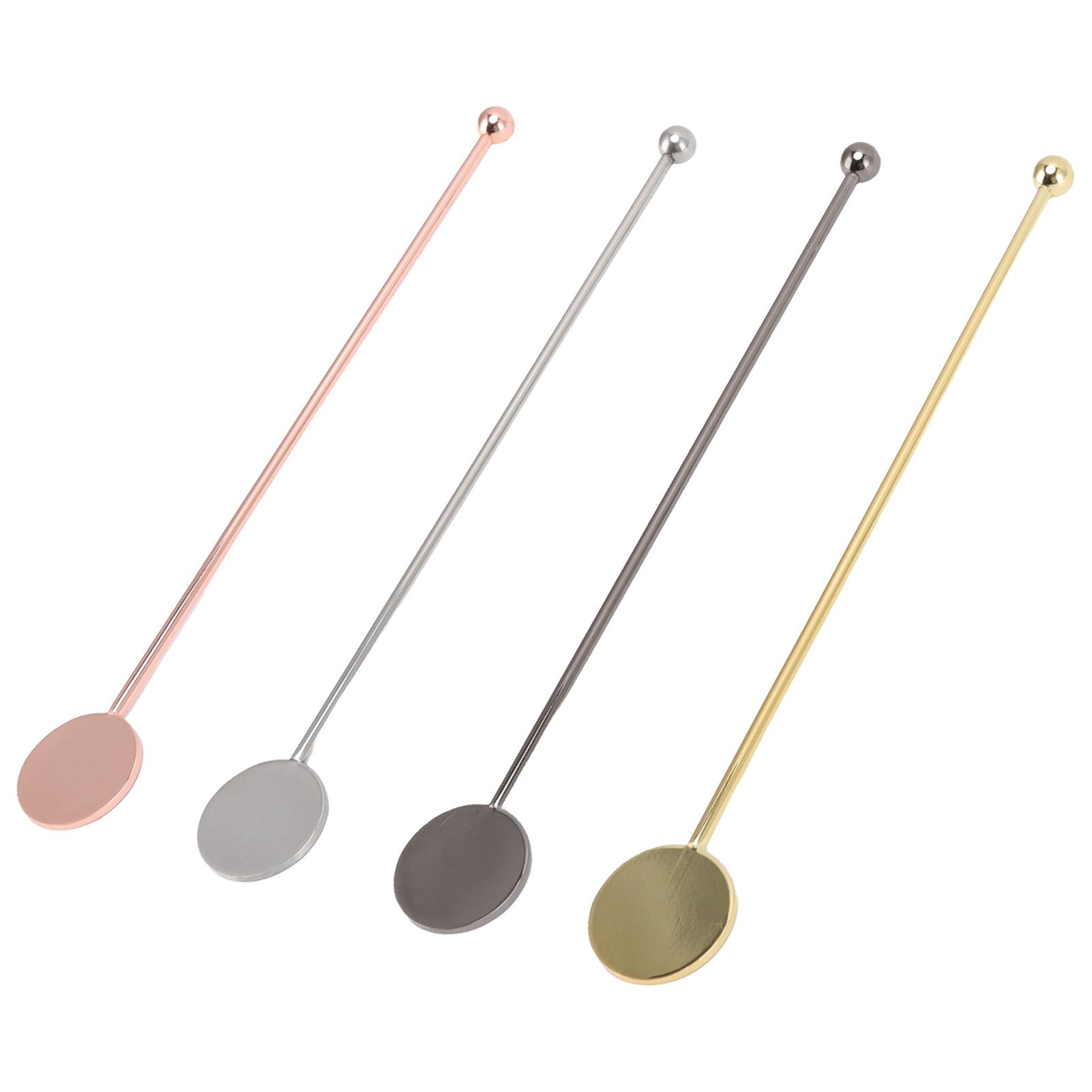4pcs Stainless Steel Cocktail Layering Stick Coffee Beverage Stirrers Stick view 10