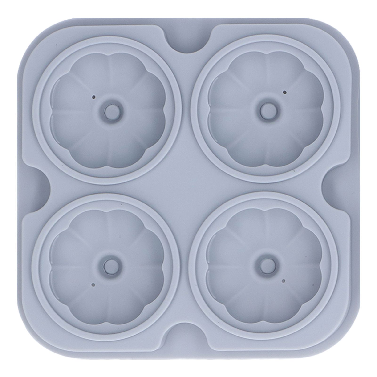 Pumpkin Ice Ball Mold 3D Pumpkin Shape Food Grade Silicone 4 Cells Easy view 14