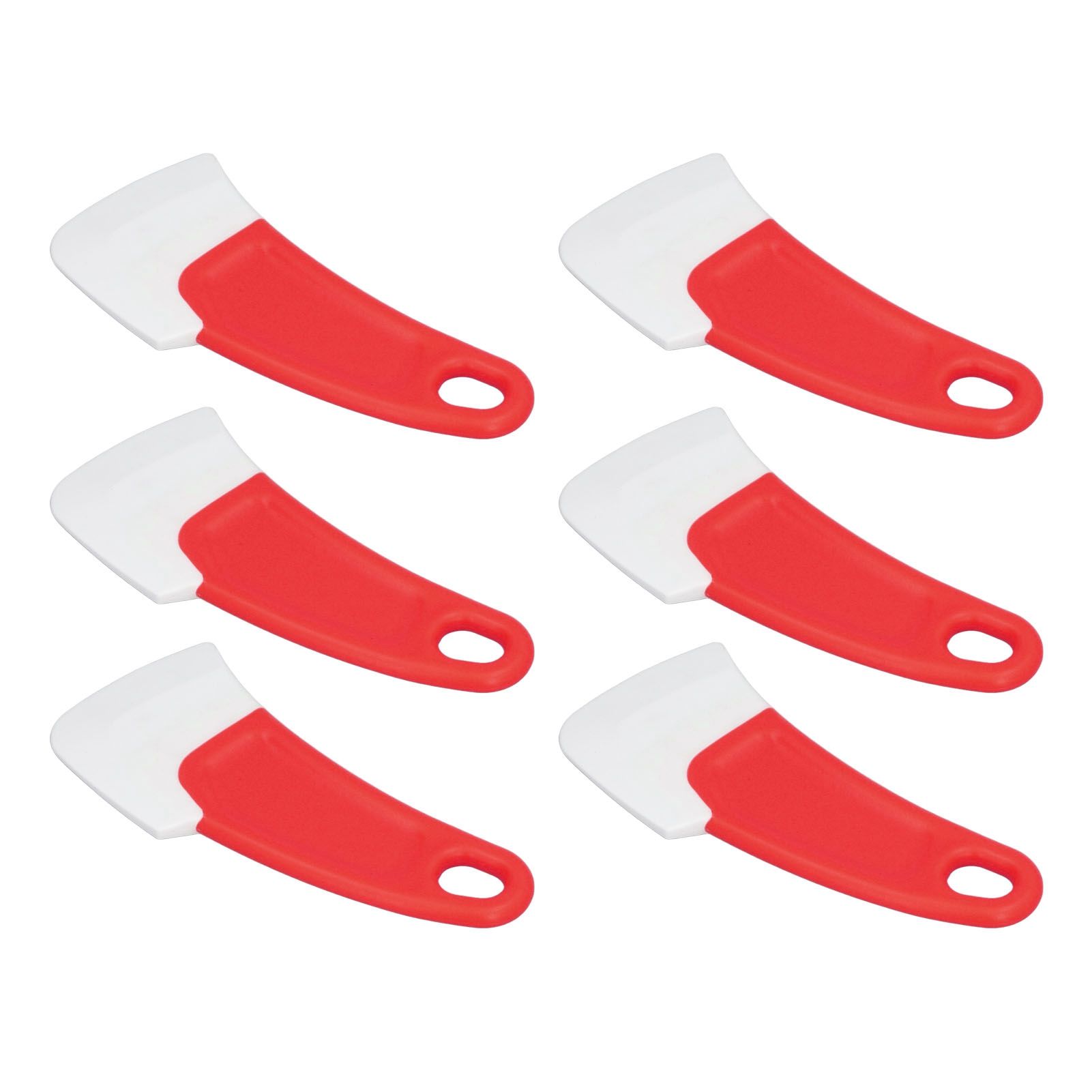 10 Pcs Silicone Spatula Flexible Hook Hole Design PP Handle Kitchen Silicone view 2