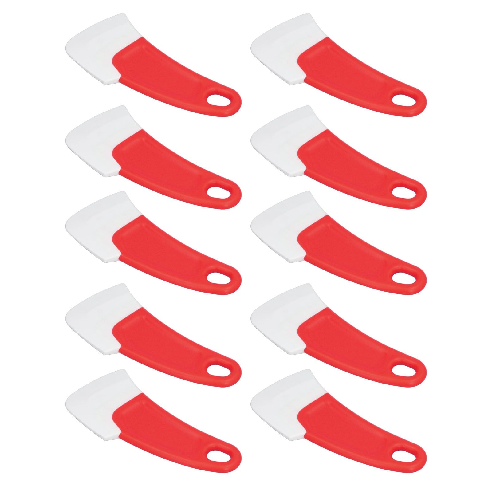 10 Pcs Silicone Spatula Flexible Hook Hole Design PP Handle Kitchen Silicone view 3