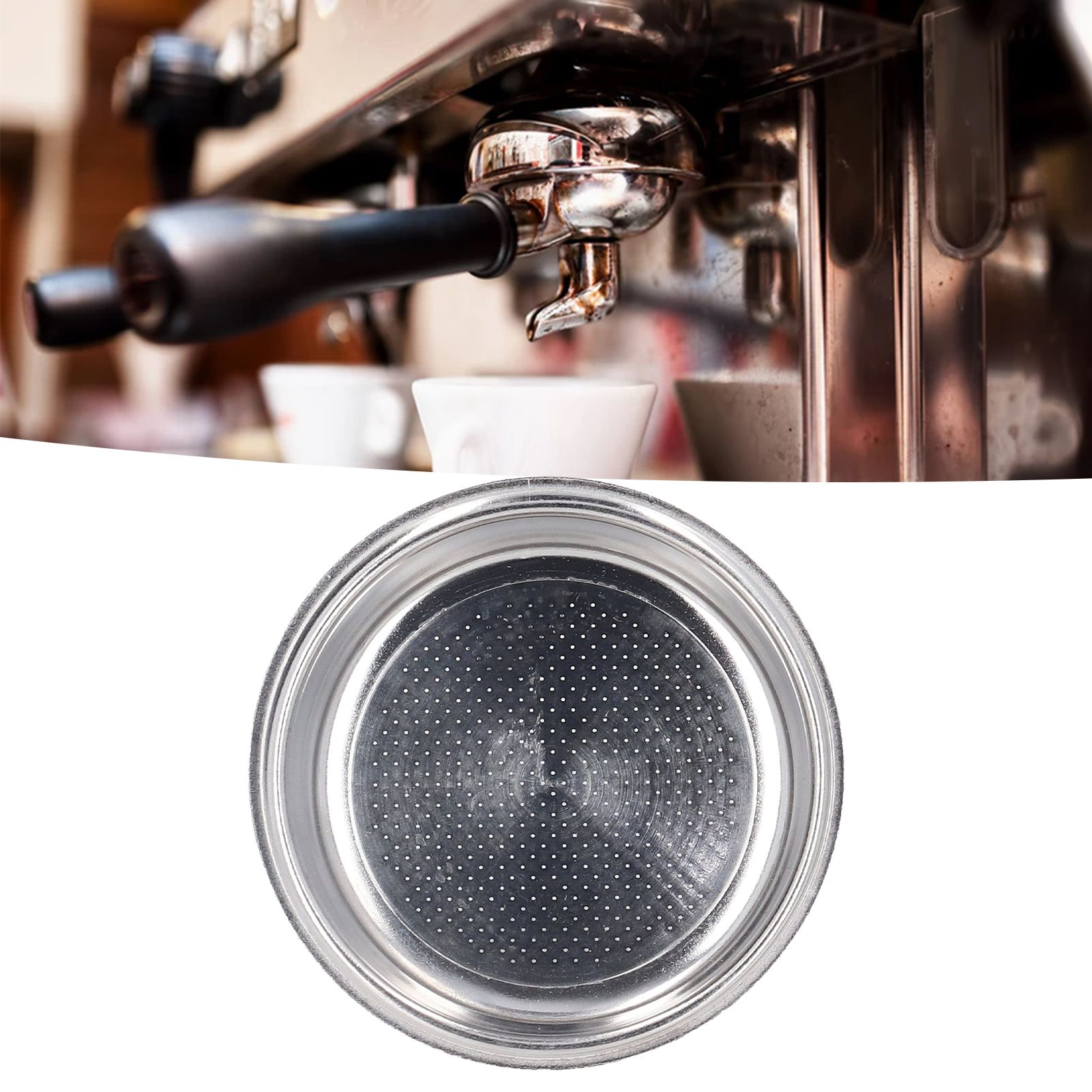 51mm Porous Coffee Filter Basket Stainless Steel Single Layer Coffee Filter view 11