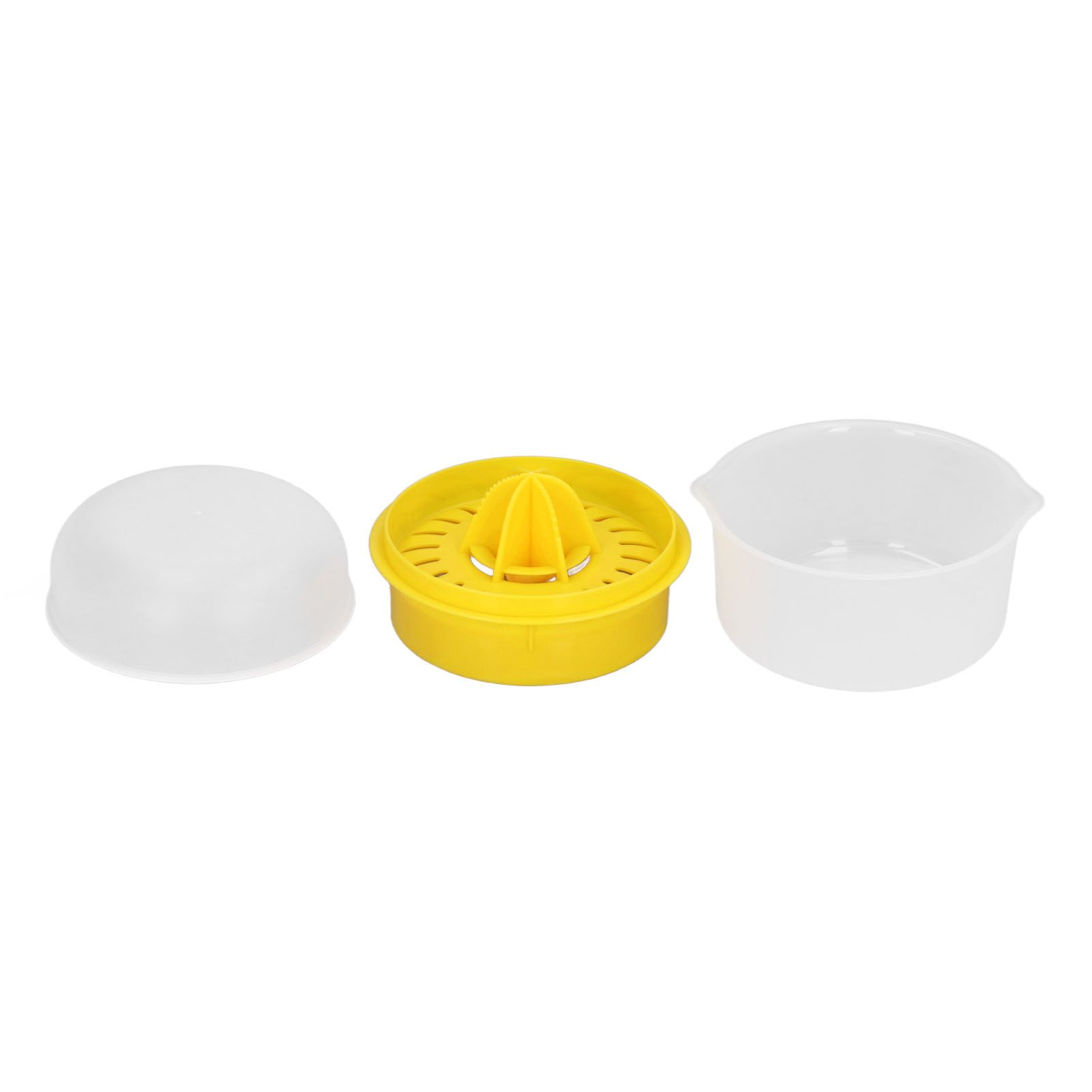 Lemon Squeezer 2 in 1 Juicer Juice Press Yolk Separator PP Hand Tool for Fruit