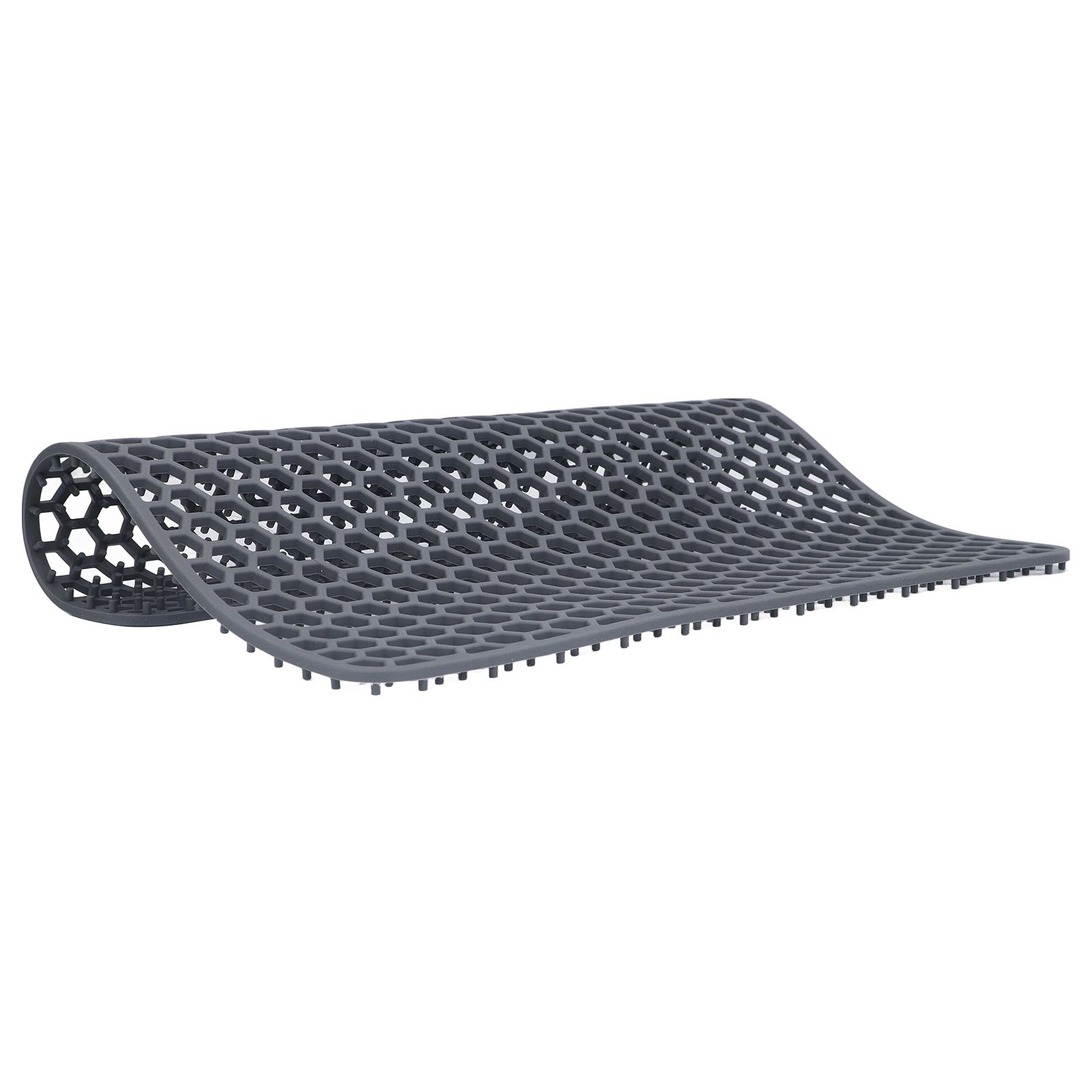 Sink Mat Silicone Durable Grid Design Anti Slip Sink Protection Pad for view 2