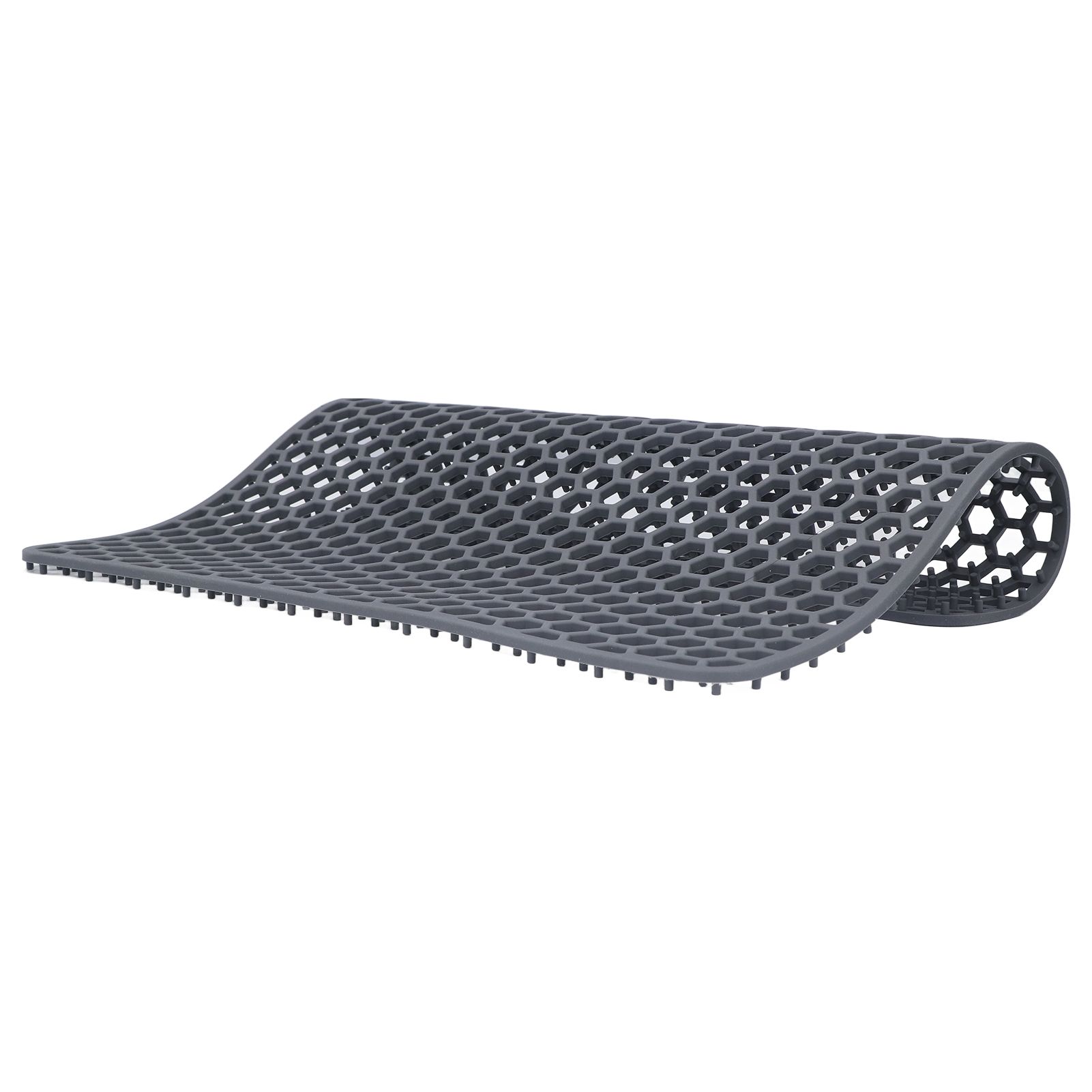 Sink Mat Silicone Durable Grid Design Anti Slip Sink Protection Pad for view 3