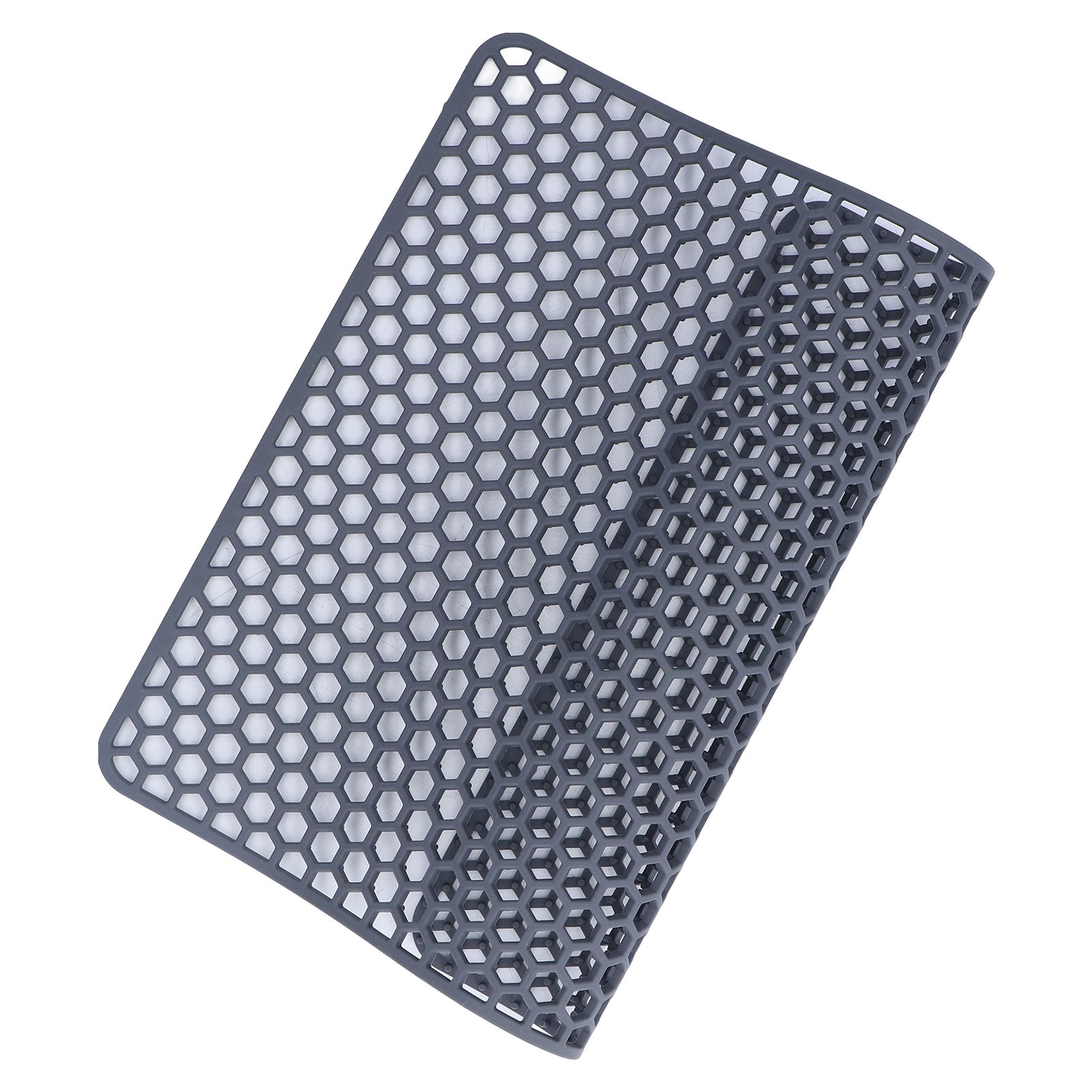 Sink Mat Silicone Durable Grid Design Anti Slip Sink Protection Pad for view 4