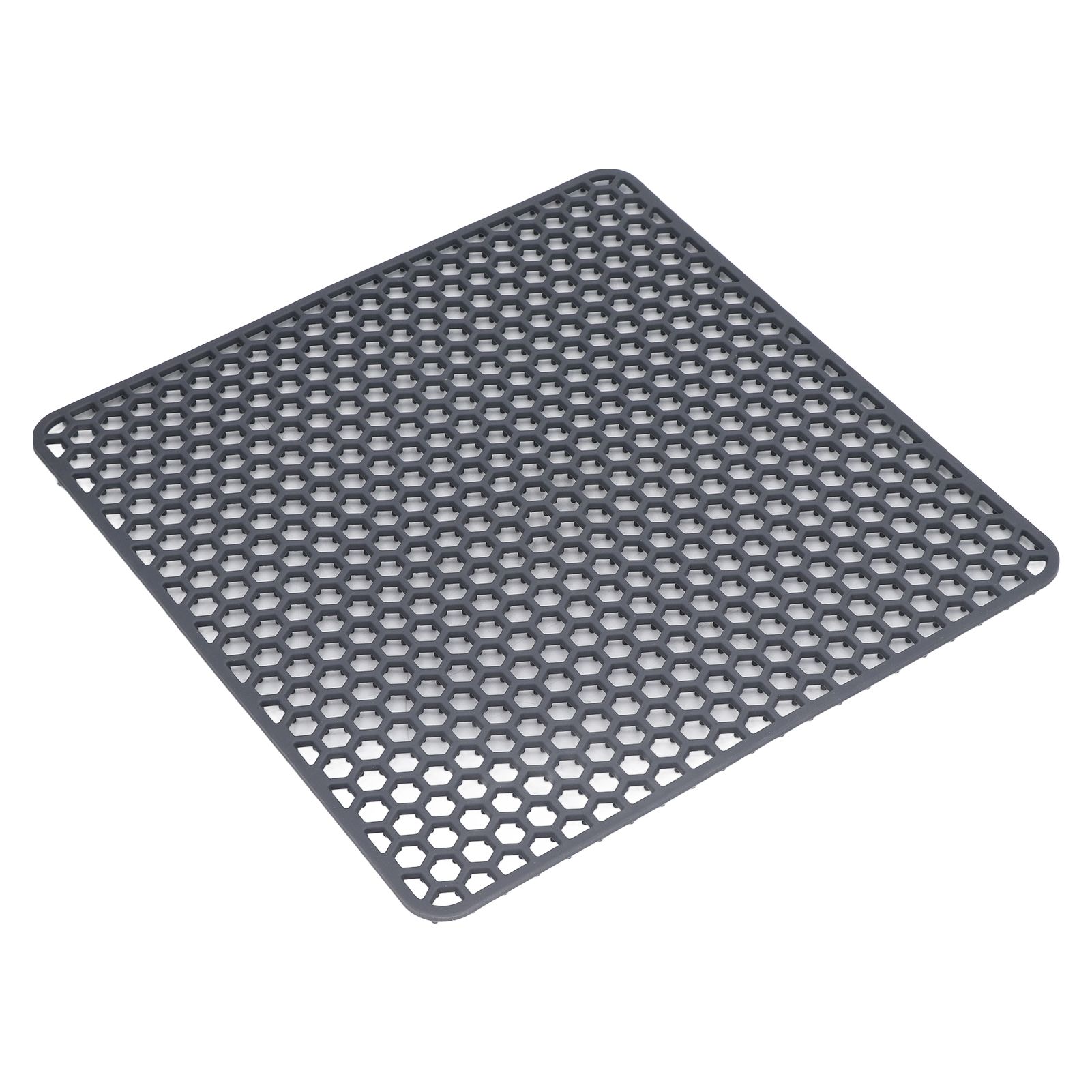 Sink Mat Silicone Durable Grid Design Anti Slip Sink Protection Pad for view 5