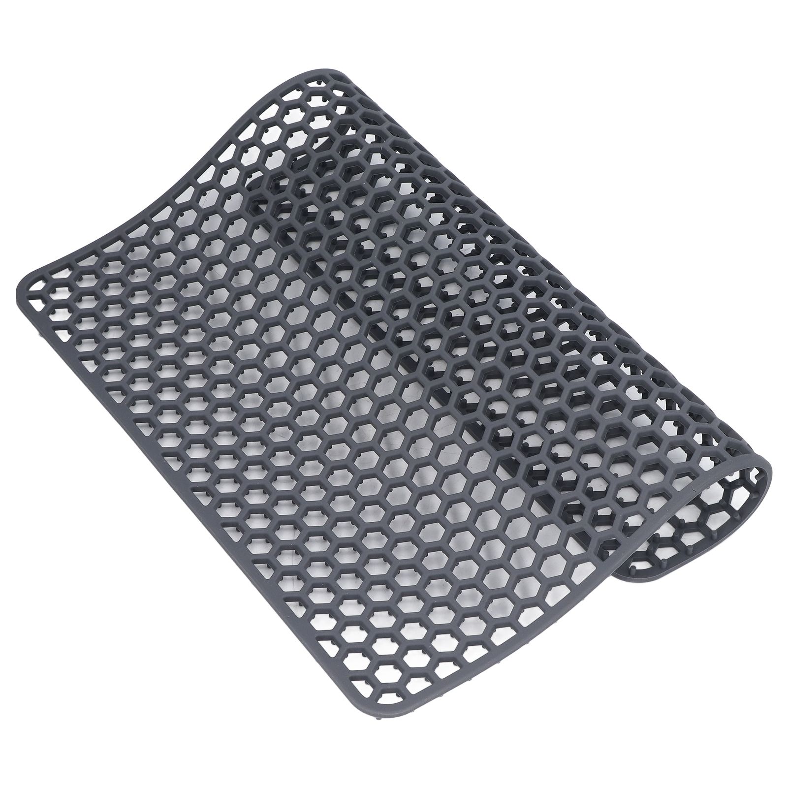 Sink Mat Silicone Durable Grid Design Anti Slip Sink Protection Pad for view 8