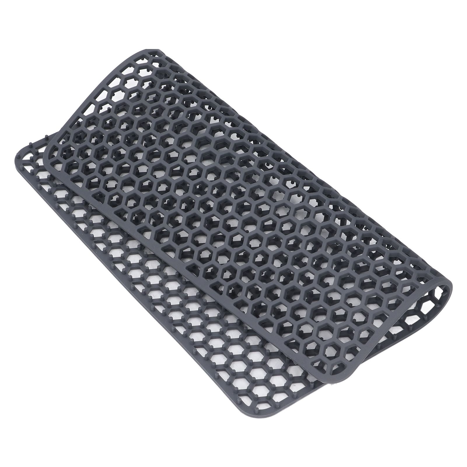 Sink Mat Silicone Durable Grid Design Anti Slip Sink Protection Pad for view 9
