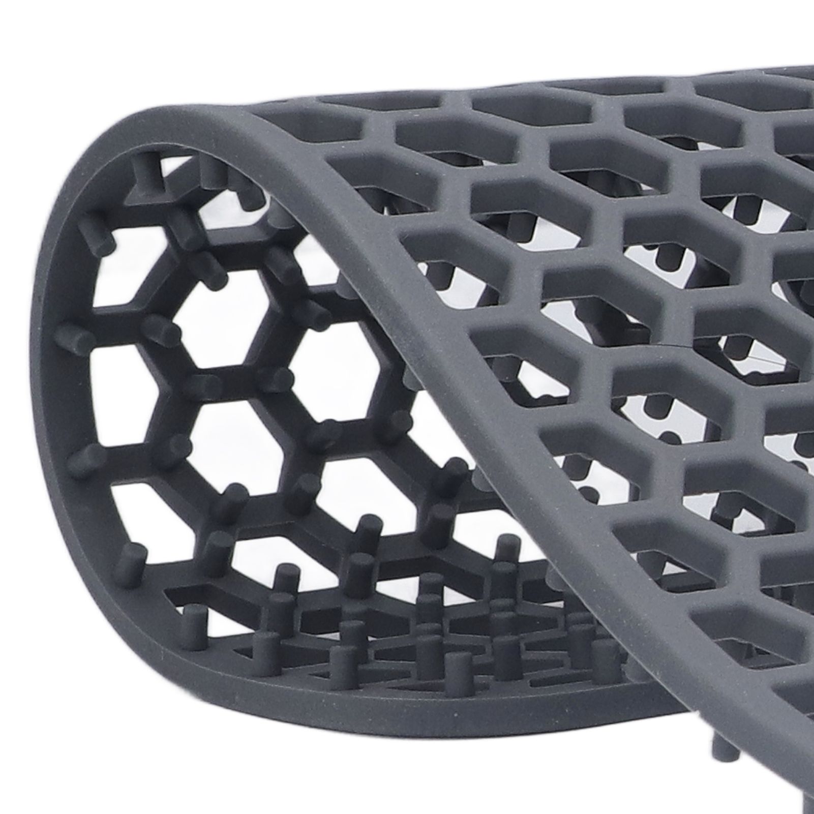 Sink Mat Silicone Durable Grid Design Anti Slip Sink Protection Pad for view 14