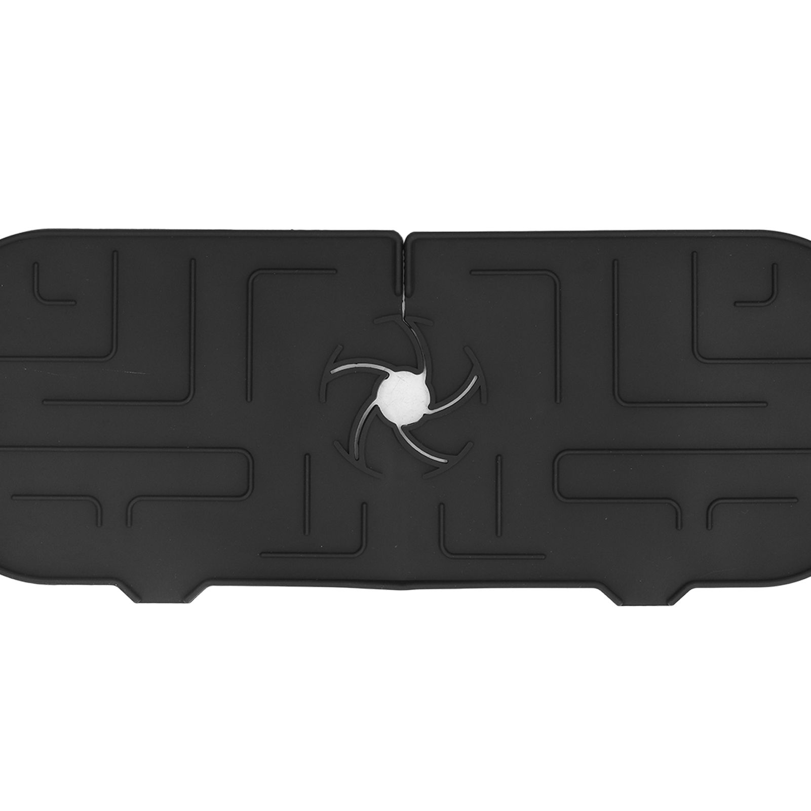 Faucet Handle Drip Catcher Tray Durable Silicone Sink Faucet Mat for Kitchen view 15
